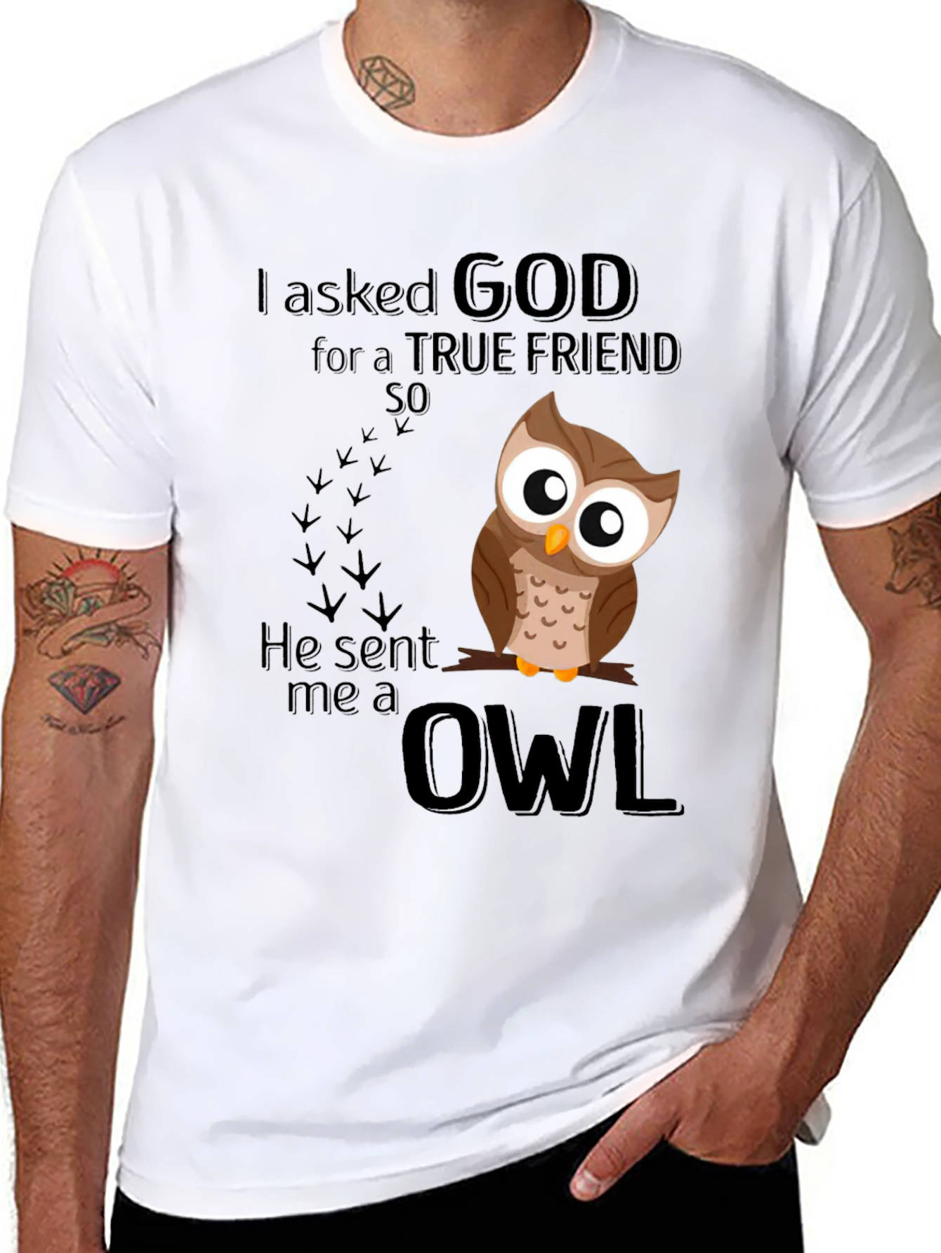 God Sent Me an Owl T-Shirt