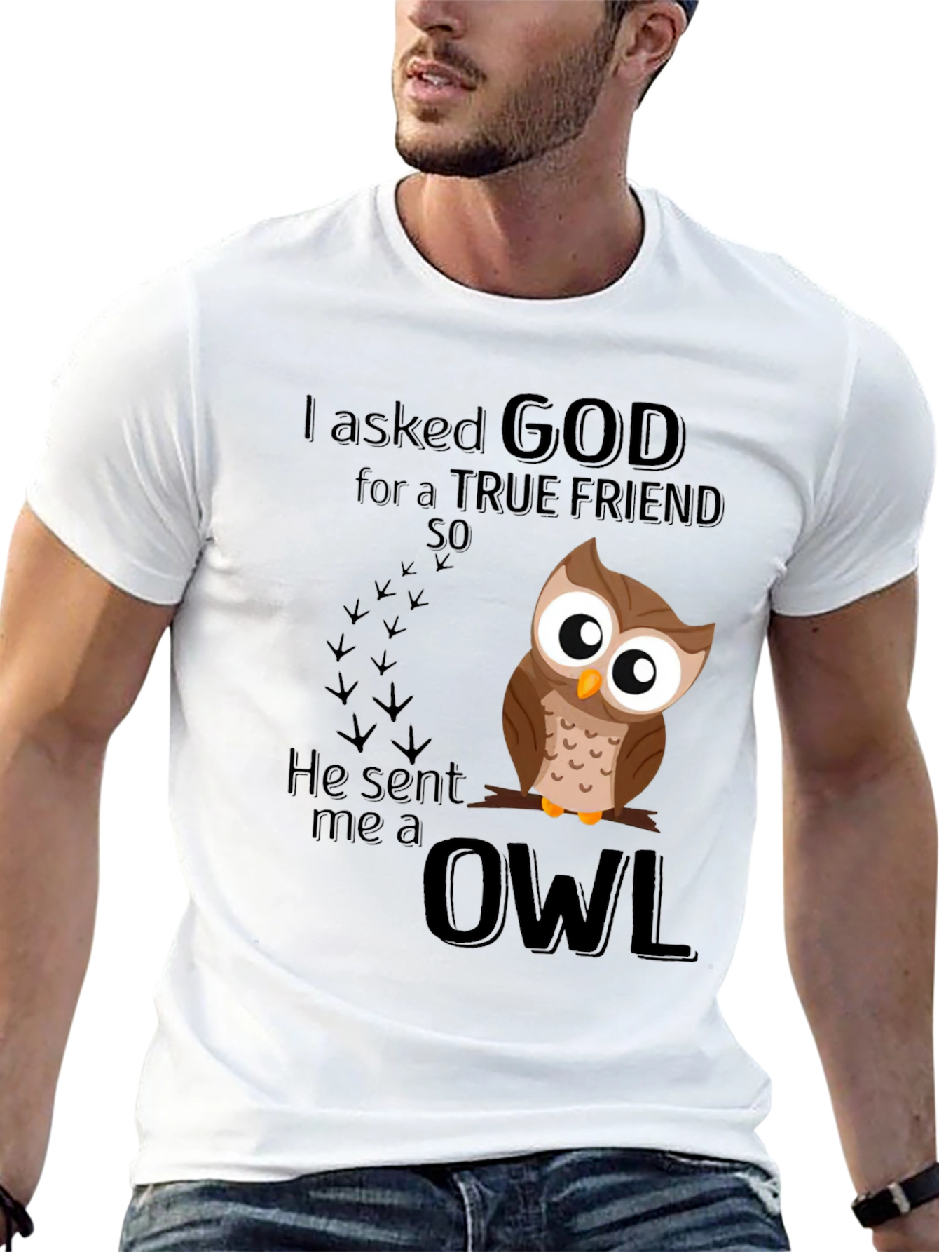 God Sent Me an Owl T-Shirt