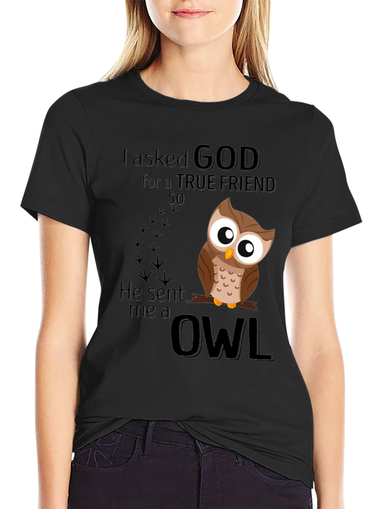 God Sent Me an Owl T-Shirt