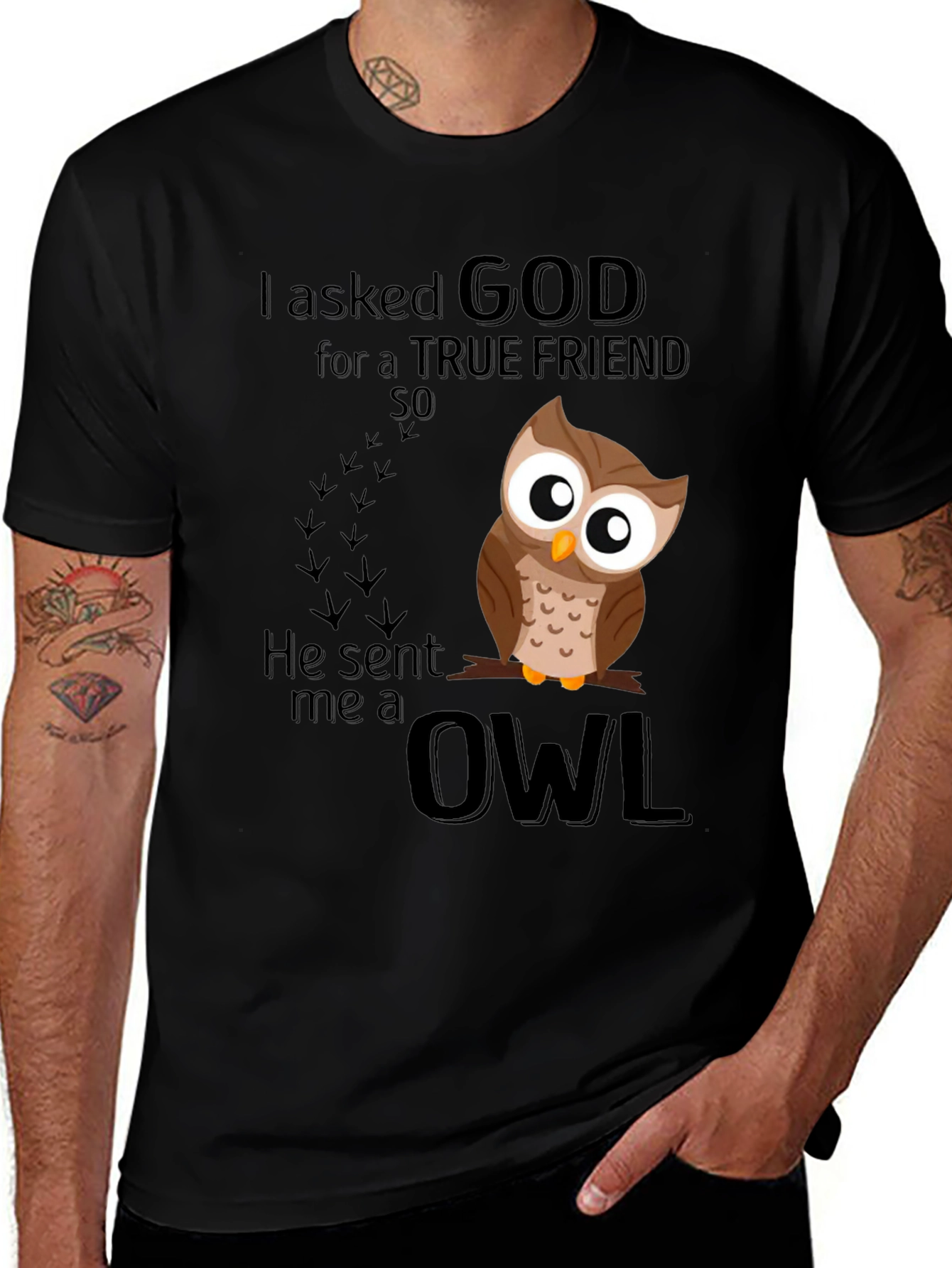 God Sent Me an Owl T-Shirt