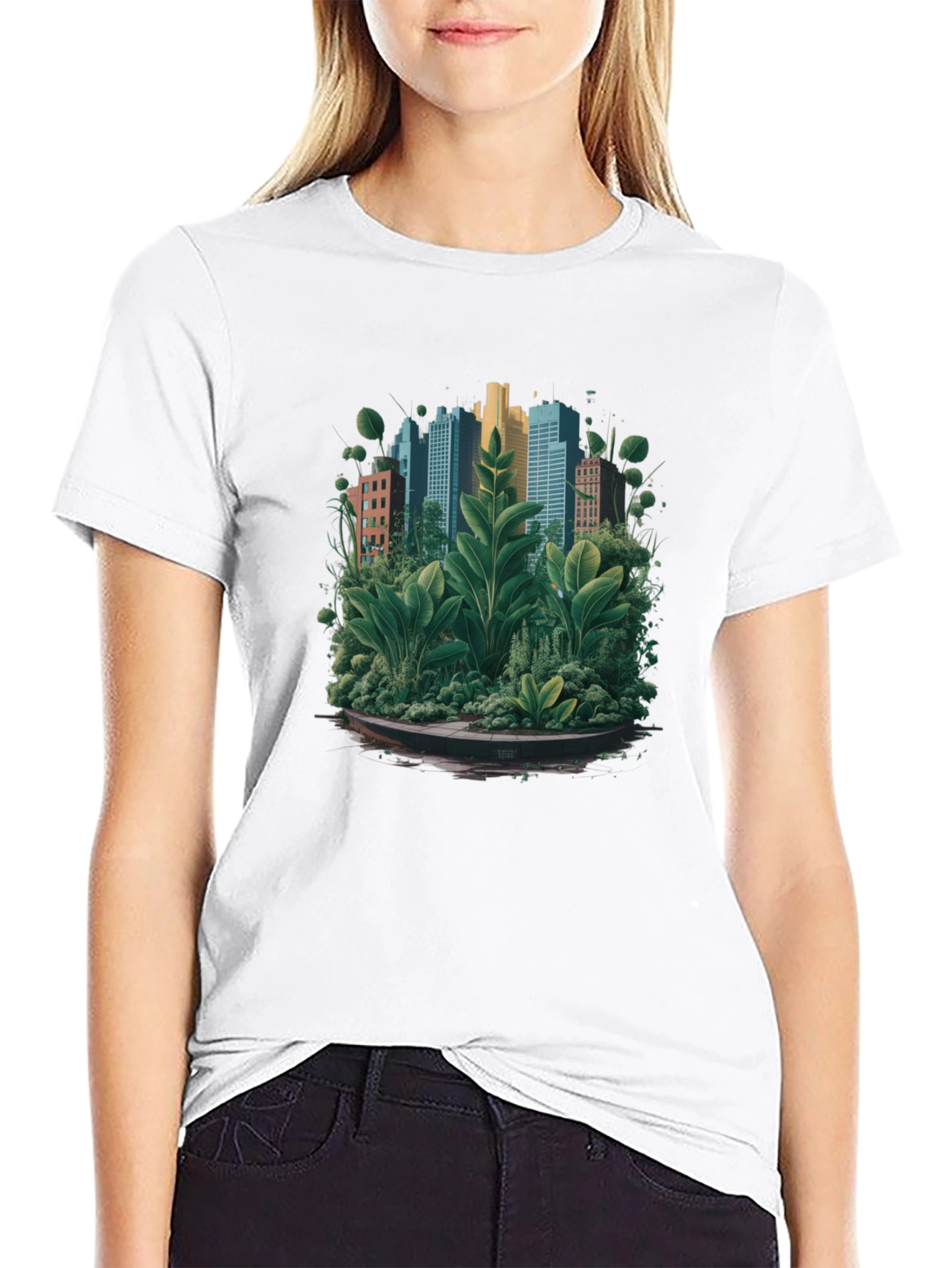 Urban Jungle T-Shirt - Eco-Friendly City Design