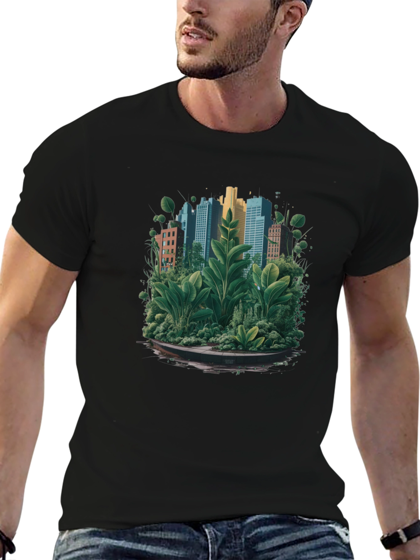 Urban Jungle T-Shirt - Eco-Friendly City Design