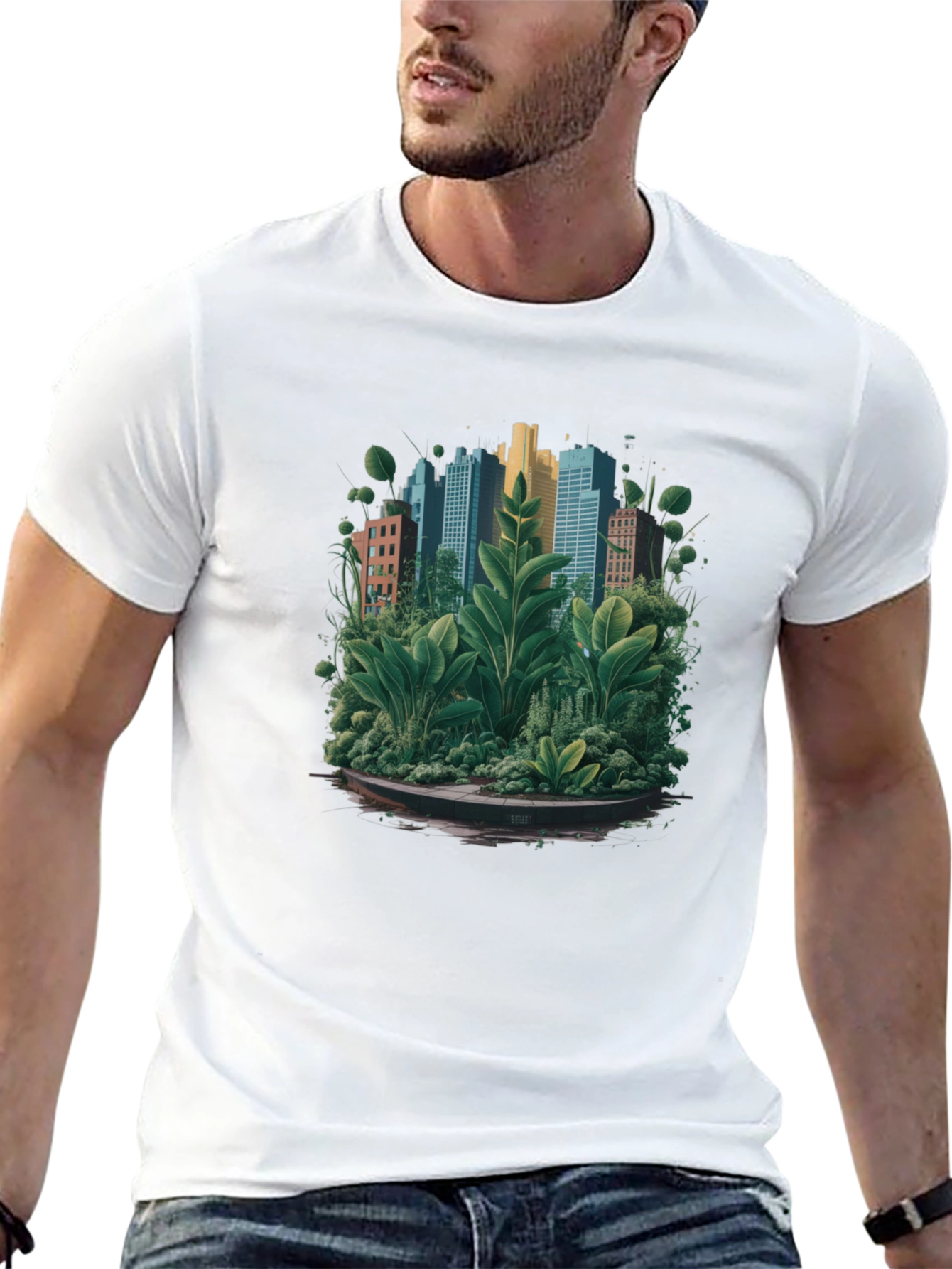 Urban Jungle T-Shirt - Eco-Friendly City Design