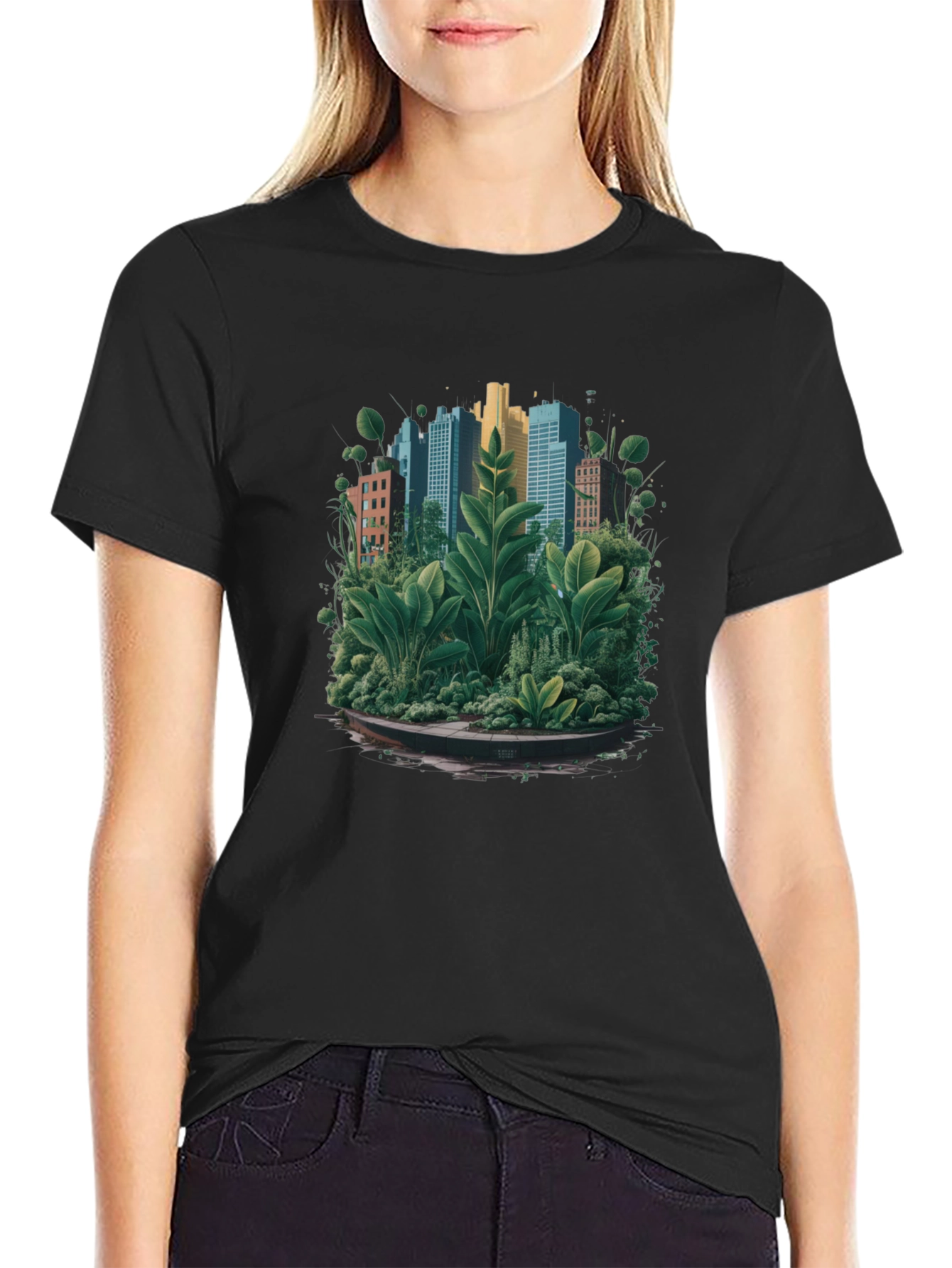 Urban Jungle T-Shirt - Eco-Friendly City Design