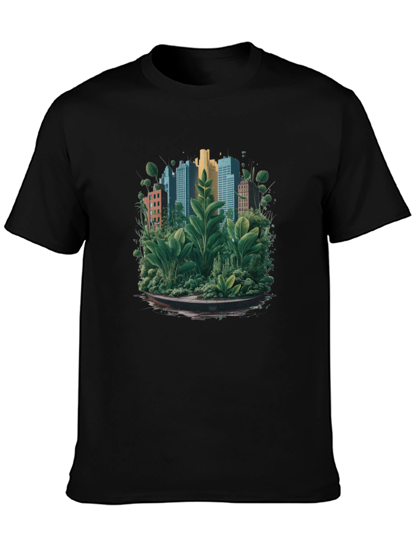 Urban Jungle T-Shirt - Eco-Friendly City Design