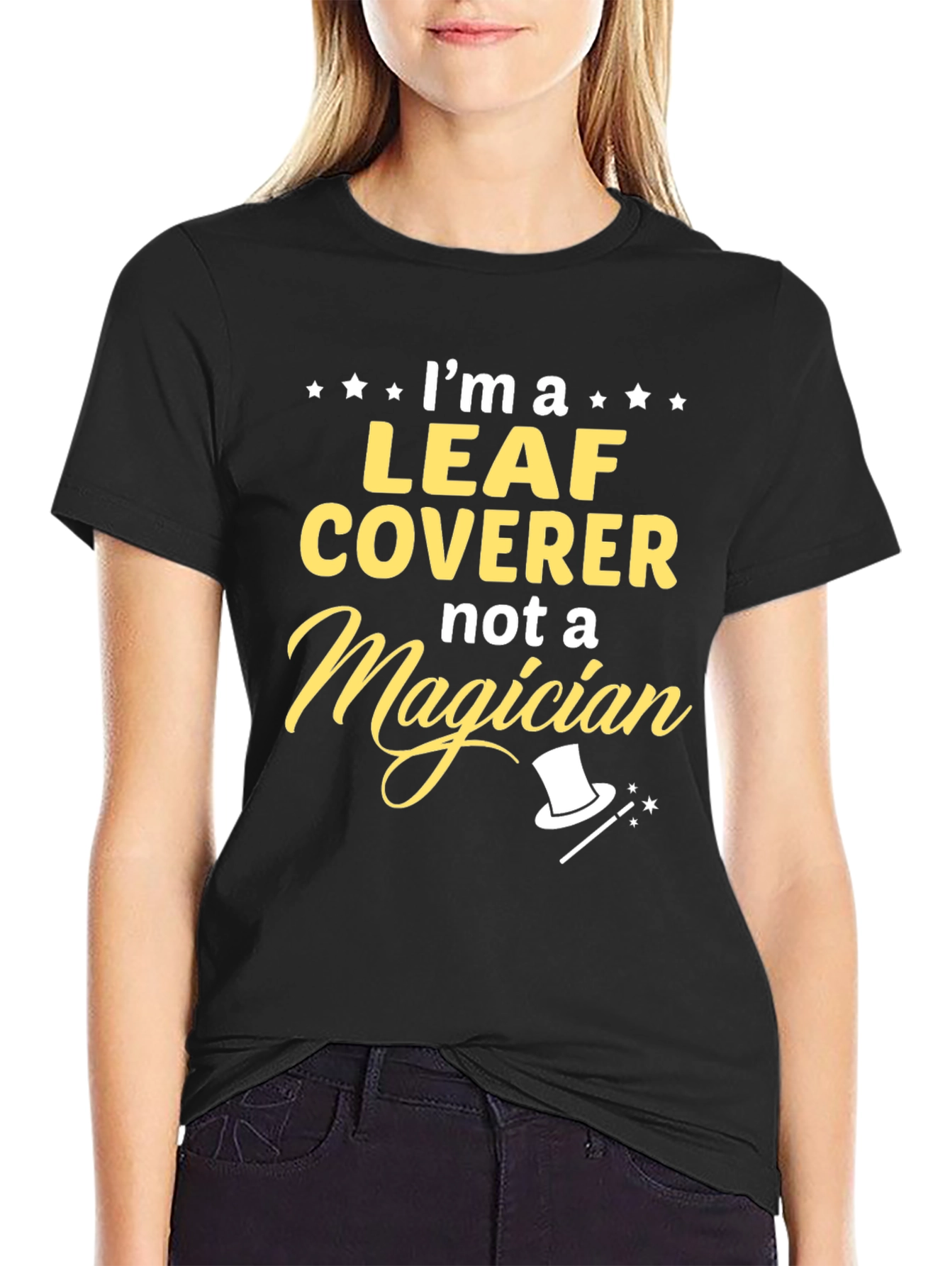 Leaf Coverer T-Shirt - Funny Landscaping Tee