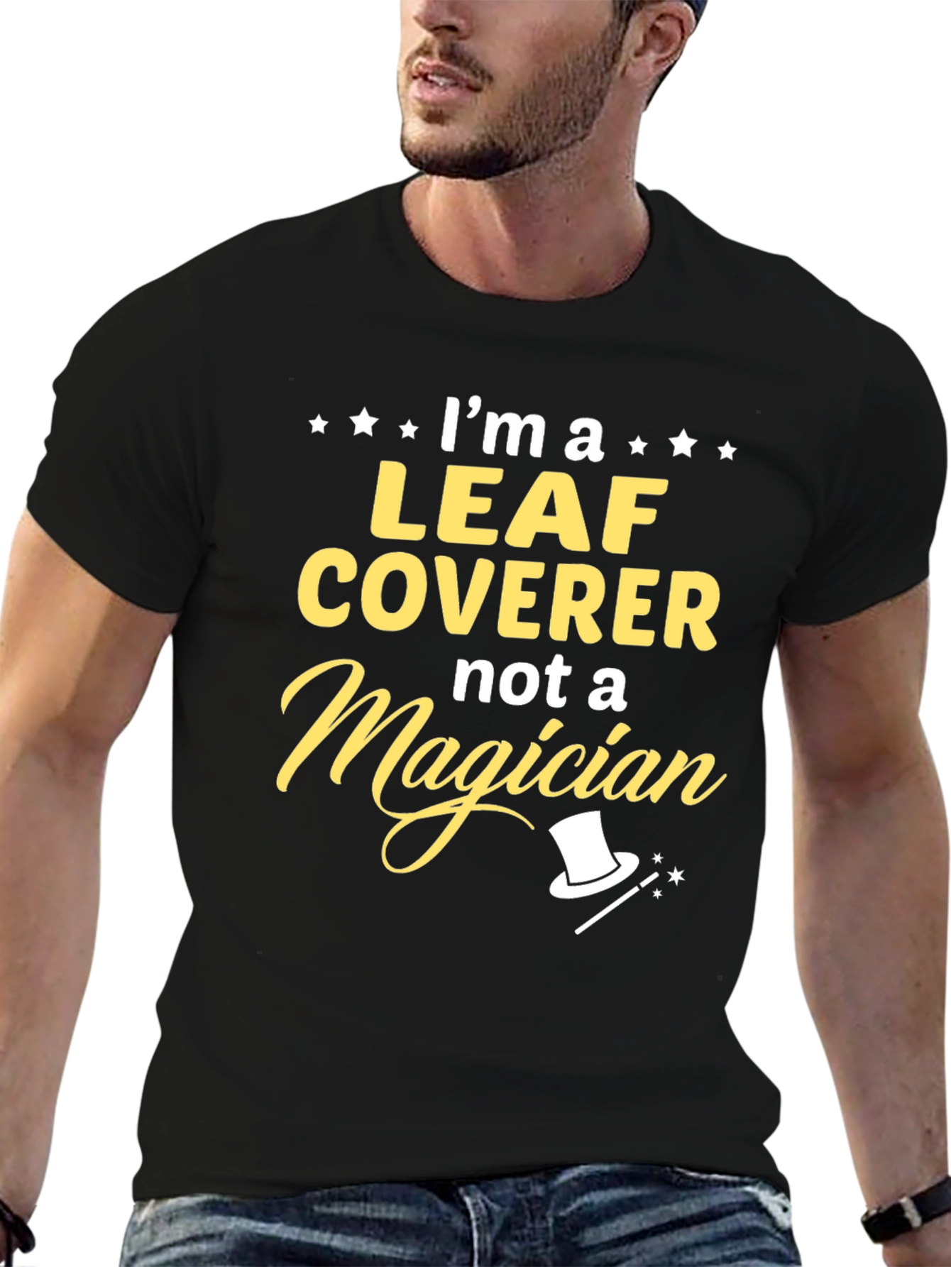 Leaf Coverer T-Shirt - Funny Landscaping Tee