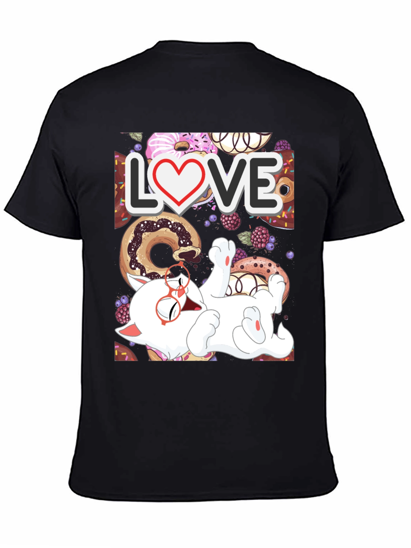 Donut Love Cat T-Shirt