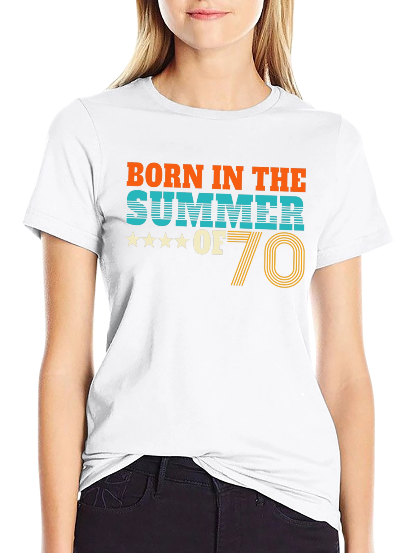 Born in the Summer of 70 Retro T-Shirt
