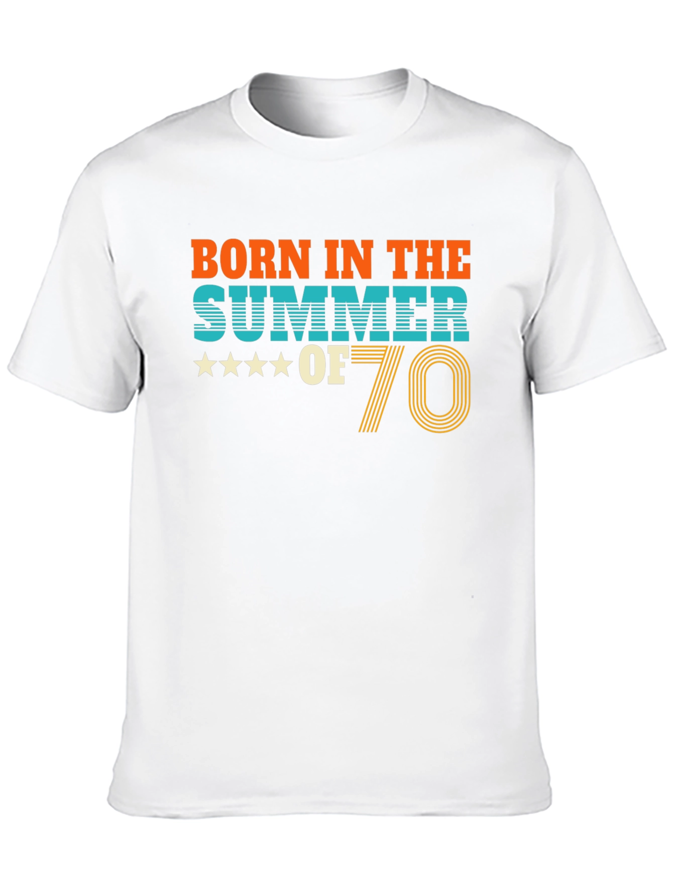 Born in the Summer of 70 Retro T-Shirt