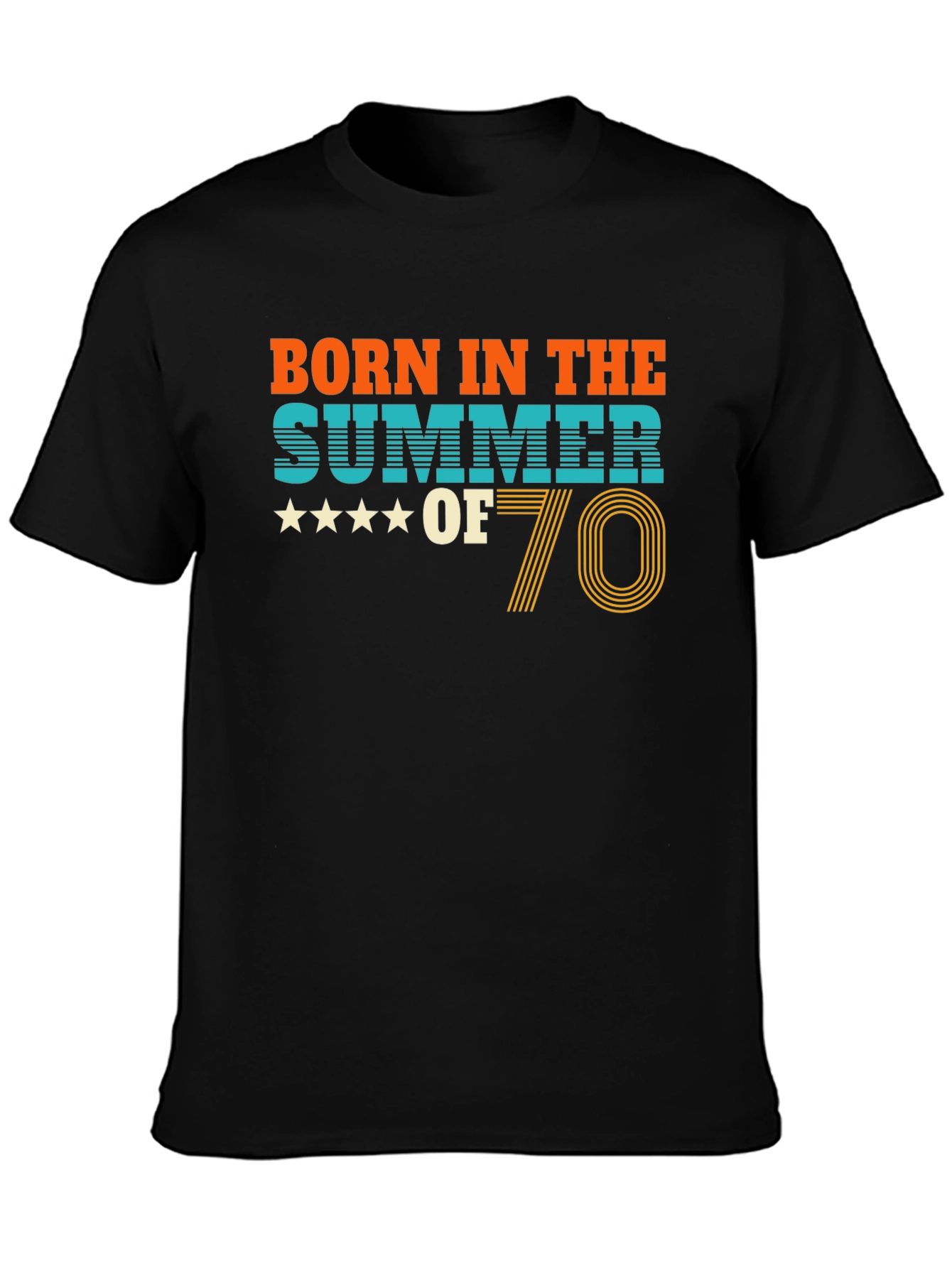 Born in the Summer of 70 Retro T-Shirt