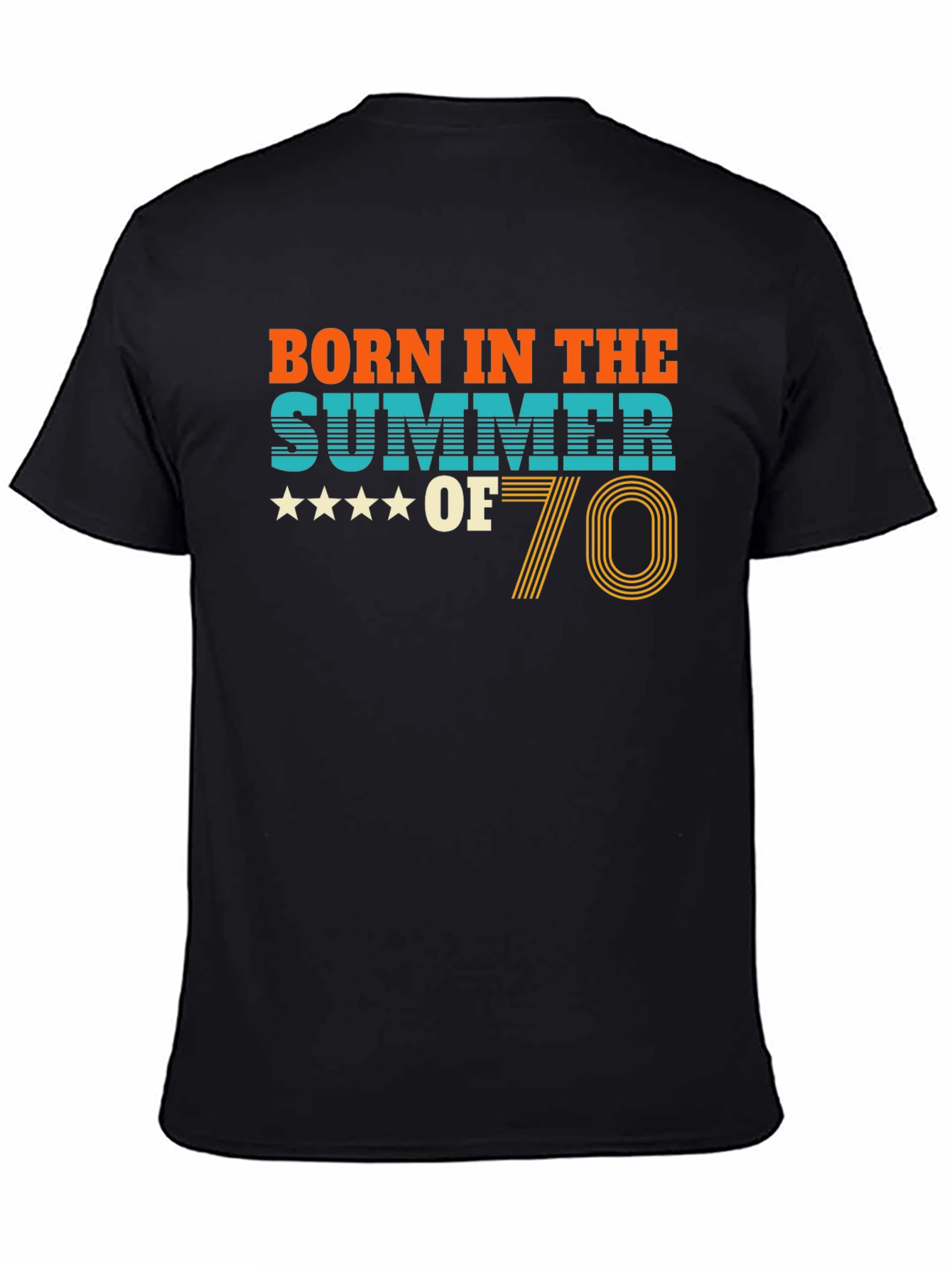 Born in the Summer of 70 Retro T-Shirt