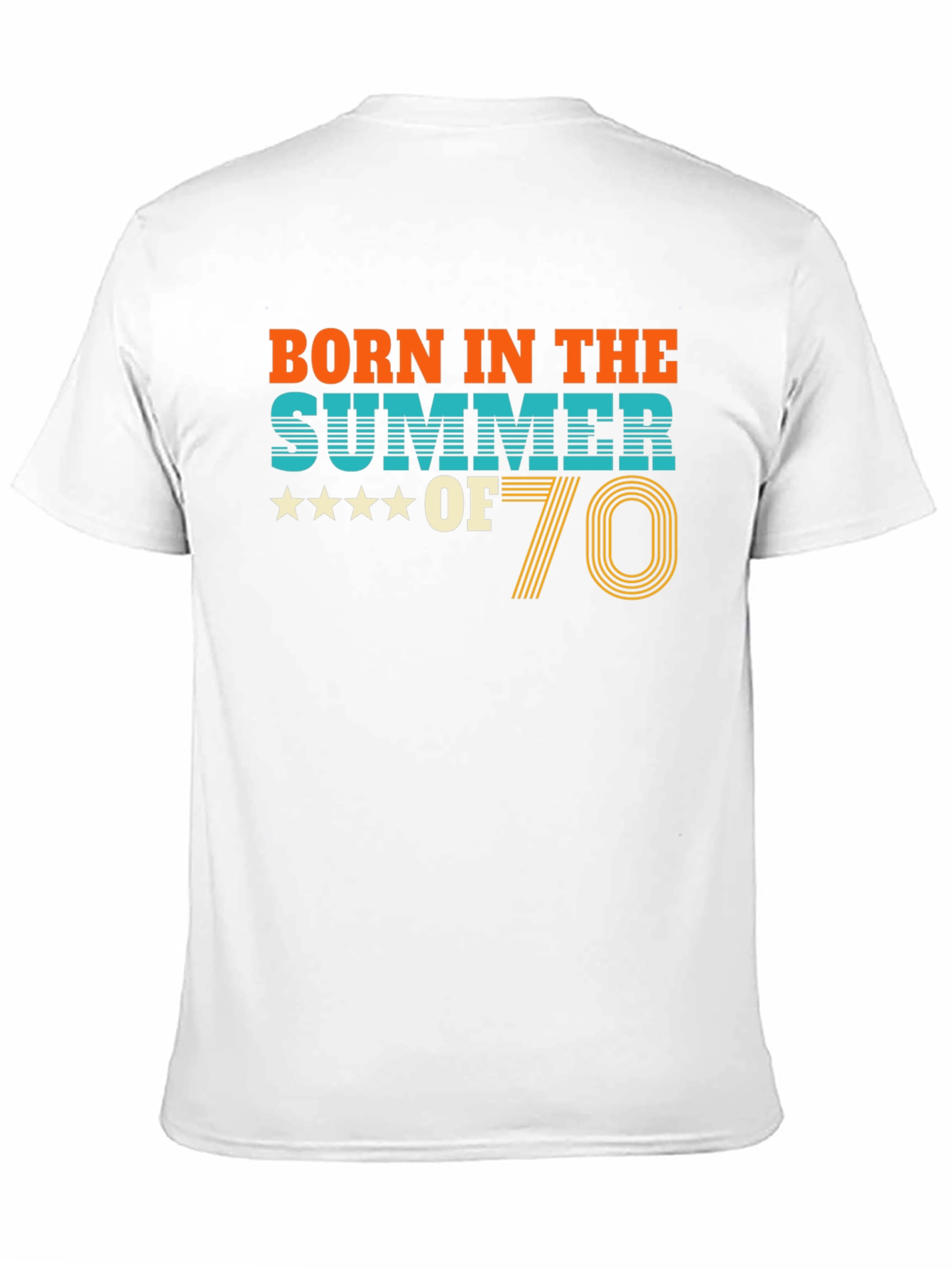 Born in the Summer of 70 Retro T-Shirt