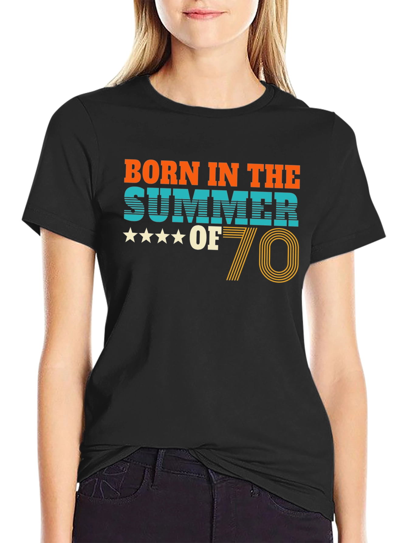 Born in the Summer of 70 Retro T-Shirt