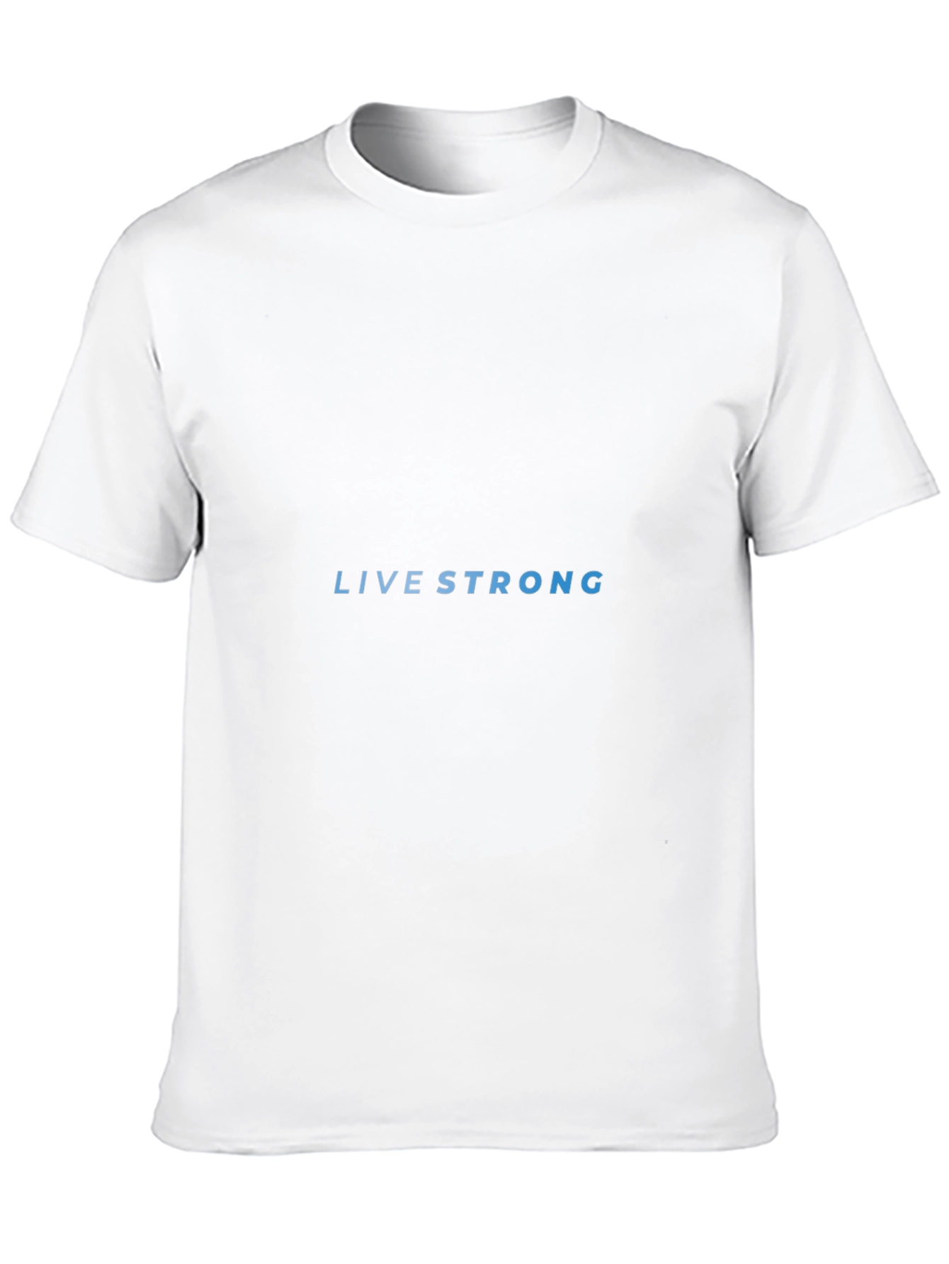 Live Strong Graphic Tee - Classic Black T-Shirt