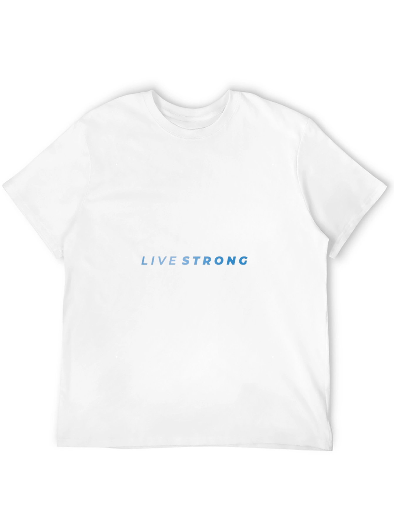 Live Strong Graphic Tee - Classic Black T-Shirt