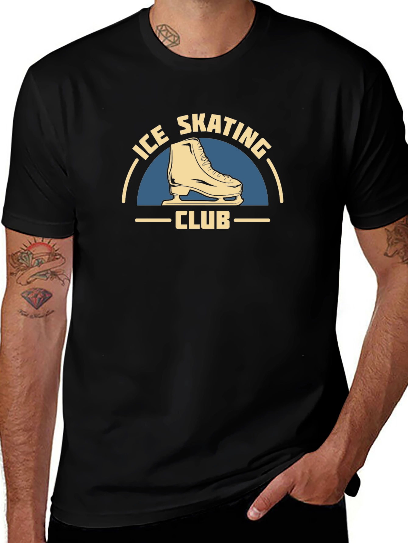 Ice Skating Club Graphic T-Shirt