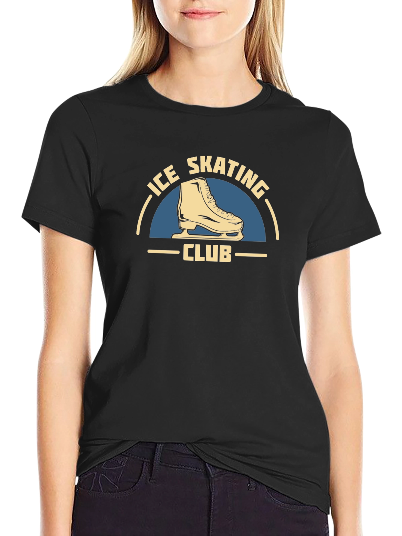 Ice Skating Club Graphic T-Shirt