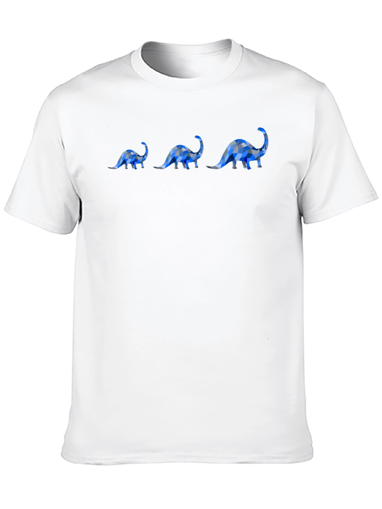 Dinosaur Pattern Black T-Shirt
