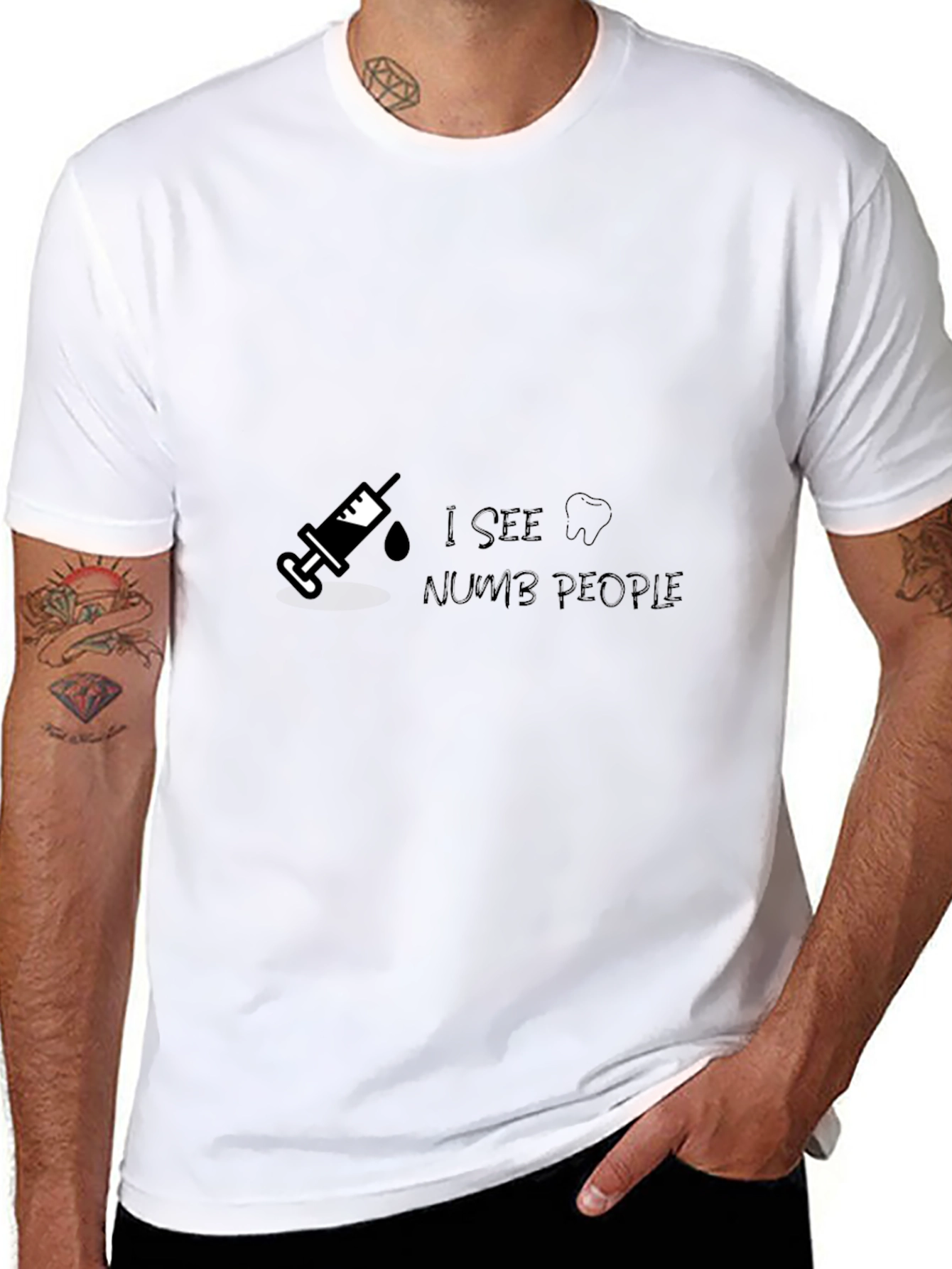 I See Numb People Graphic Tee