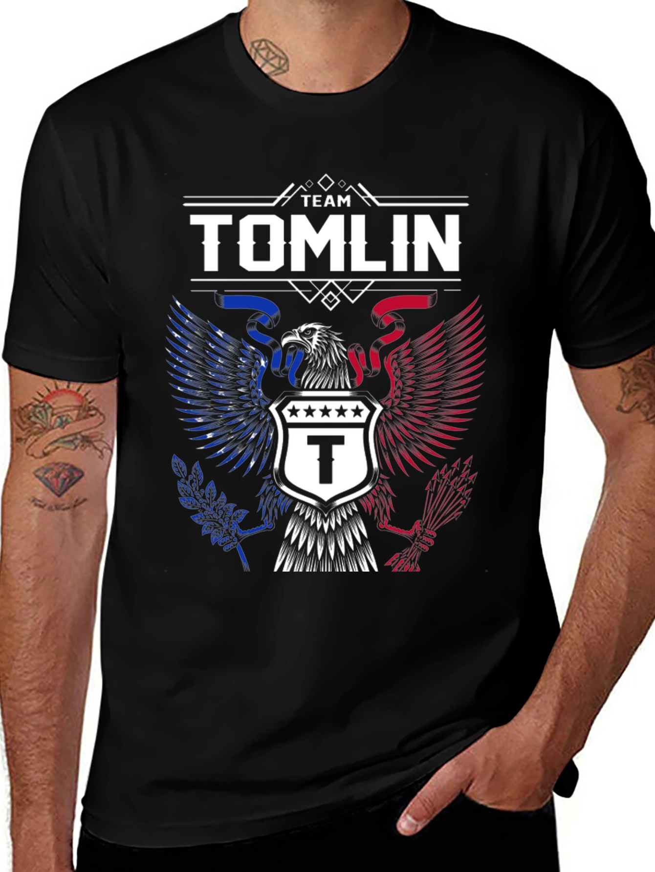 Team Tomlin Eagle Crest Graphic T-Shirt