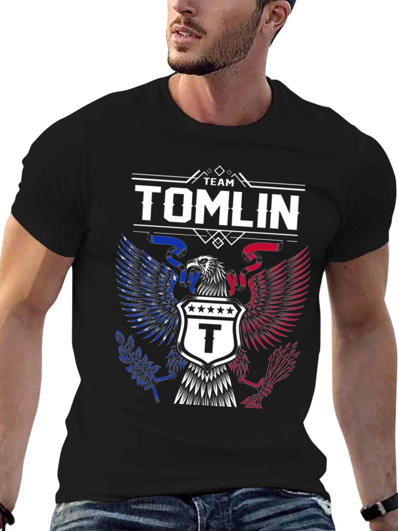 Team Tomlin Eagle Crest Graphic T-Shirt