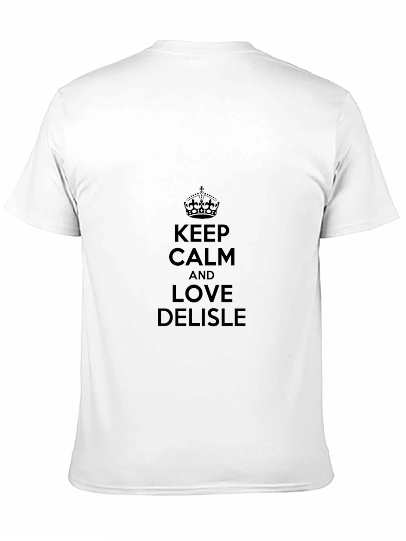 Keep Calm and Love Delisle Black T-Shirt