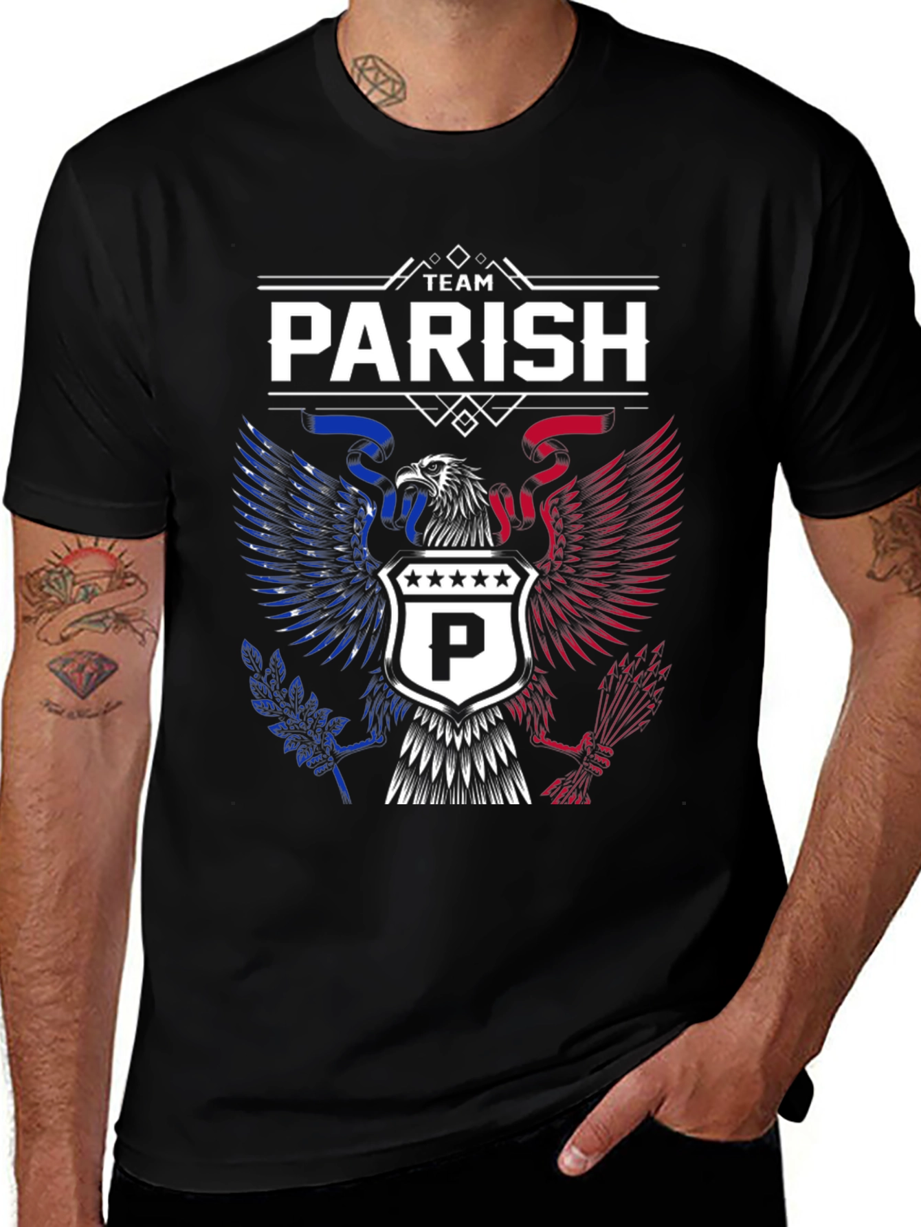 Team Parish Eagle Crest T-Shirt