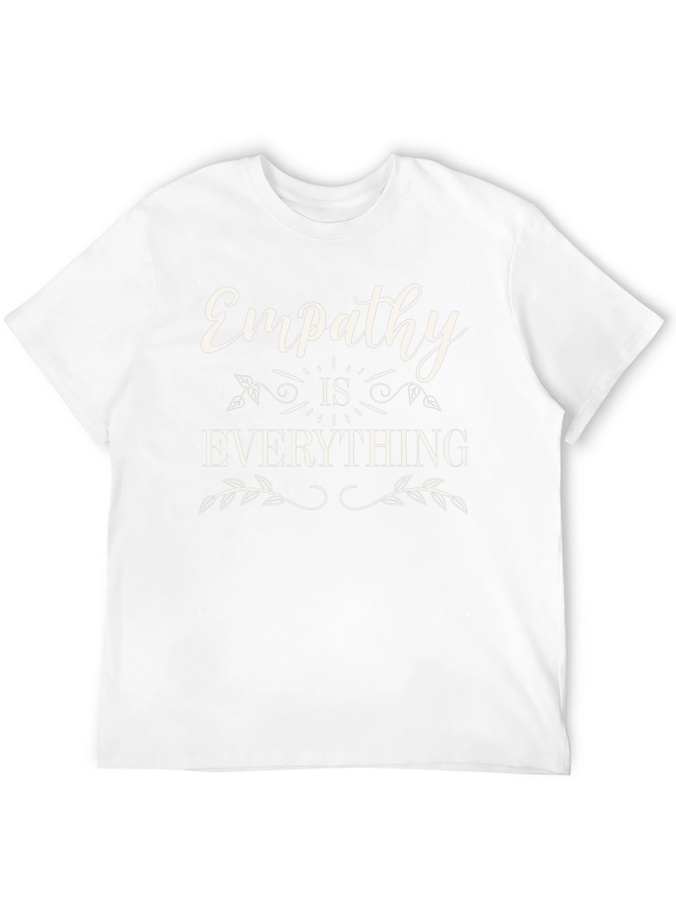 Empathy is Everything Black Graphic T-Shirt