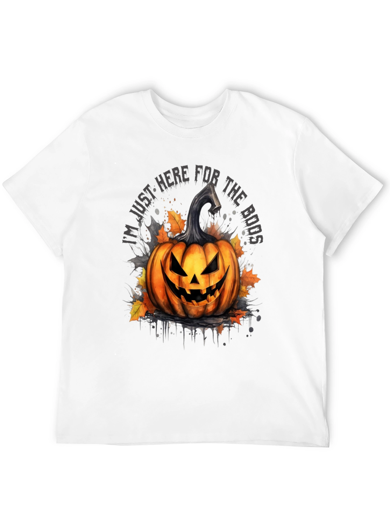 Halloween Pumpkin Boos Graphic Tee