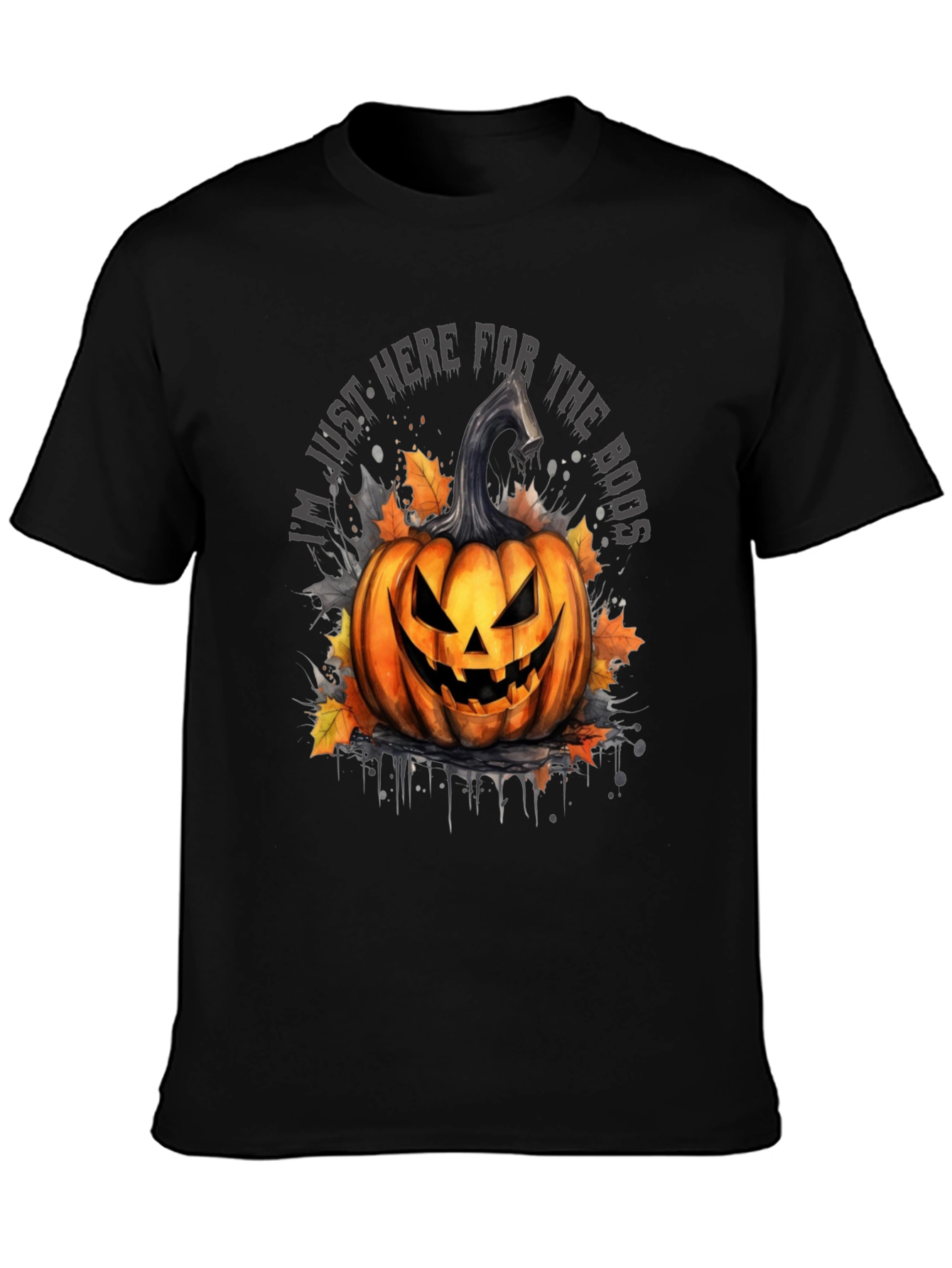 Halloween Pumpkin Boos Graphic Tee