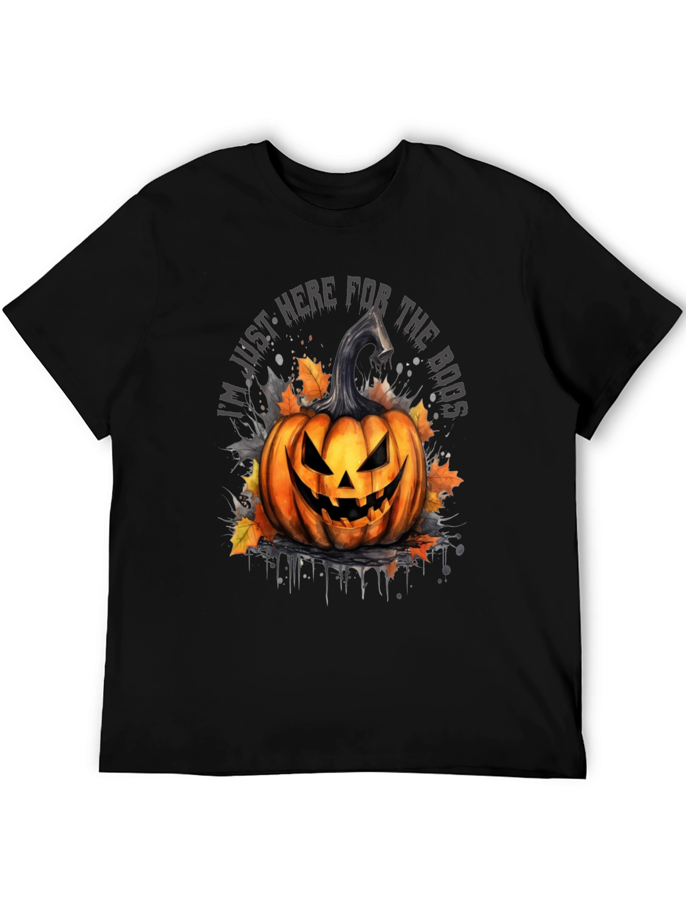 Halloween Pumpkin Boos Graphic Tee