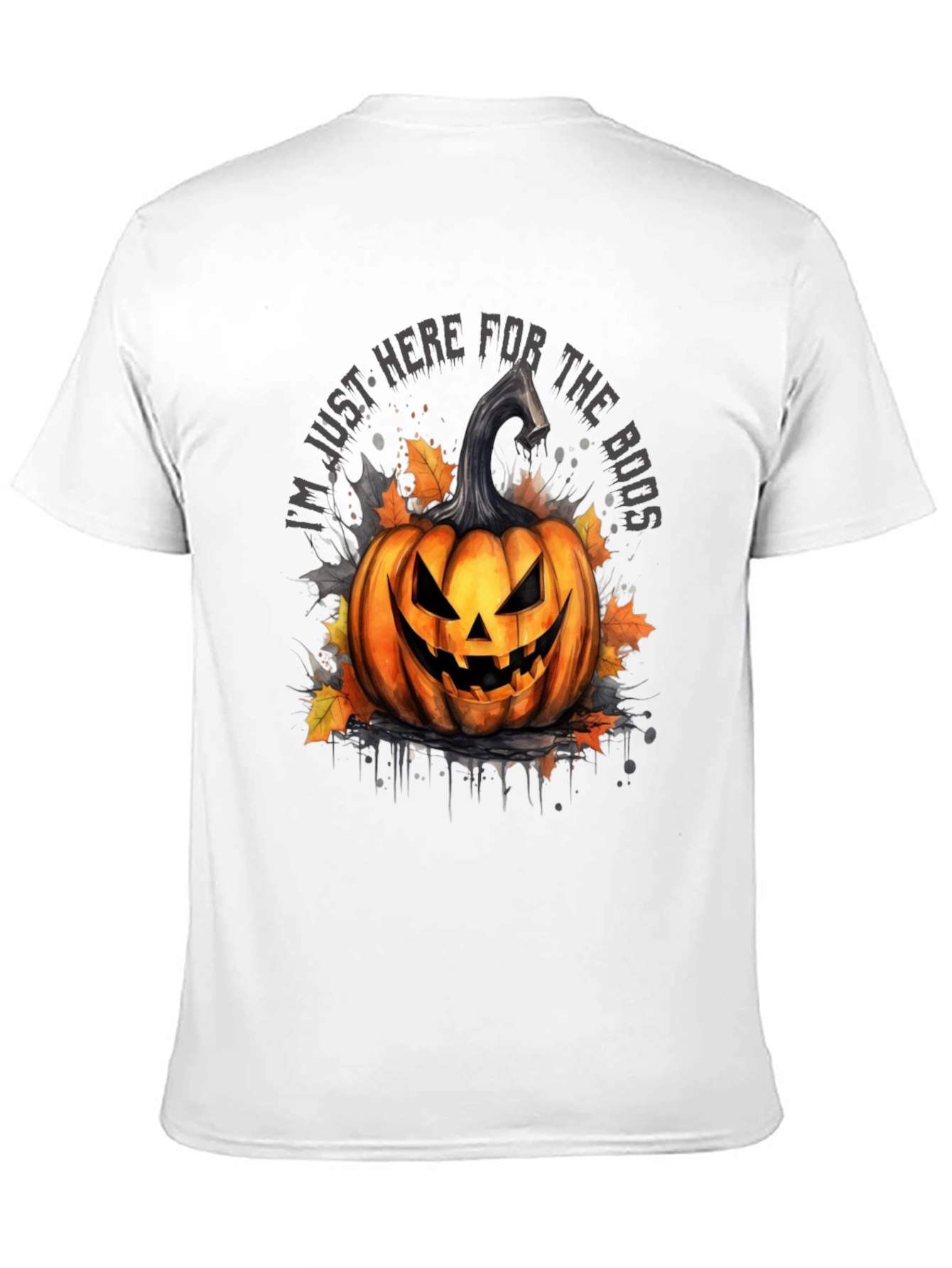Halloween Pumpkin Boos Graphic Tee