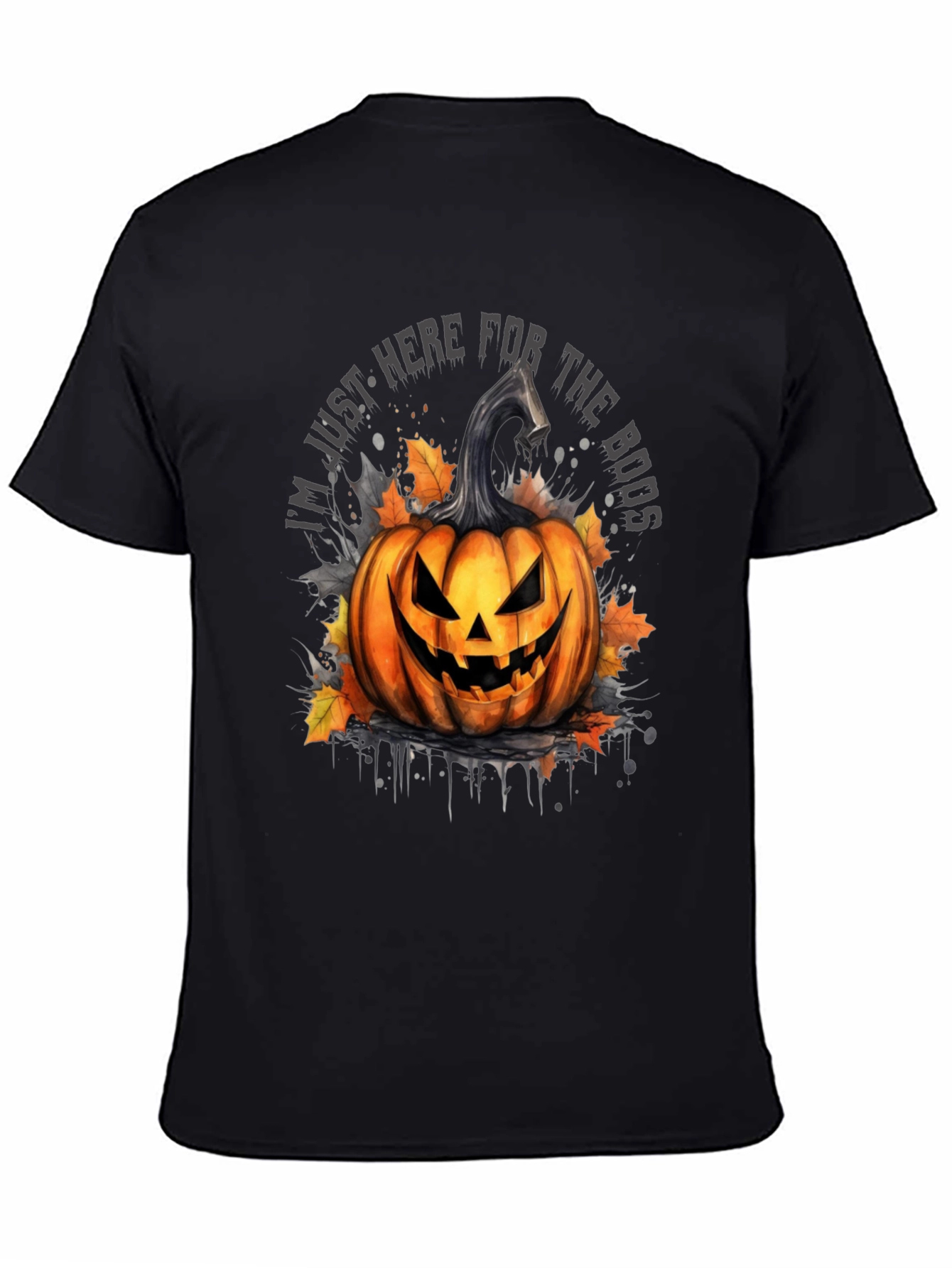 Halloween Pumpkin Boos Graphic Tee