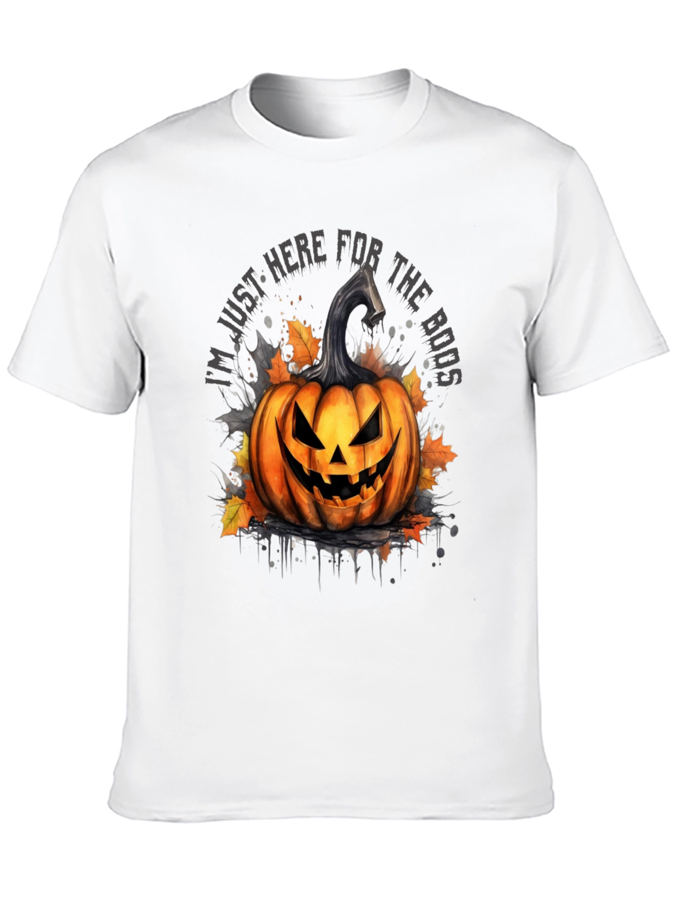 Halloween Pumpkin Boos Graphic Tee