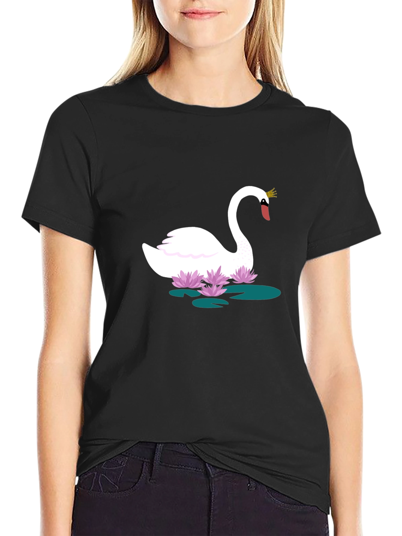 Swan Lake Graphic Tee - Stylish Unisex T-Shirt