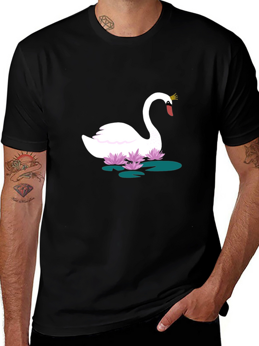 Swan Lake Graphic Tee - Stylish Unisex T-Shirt