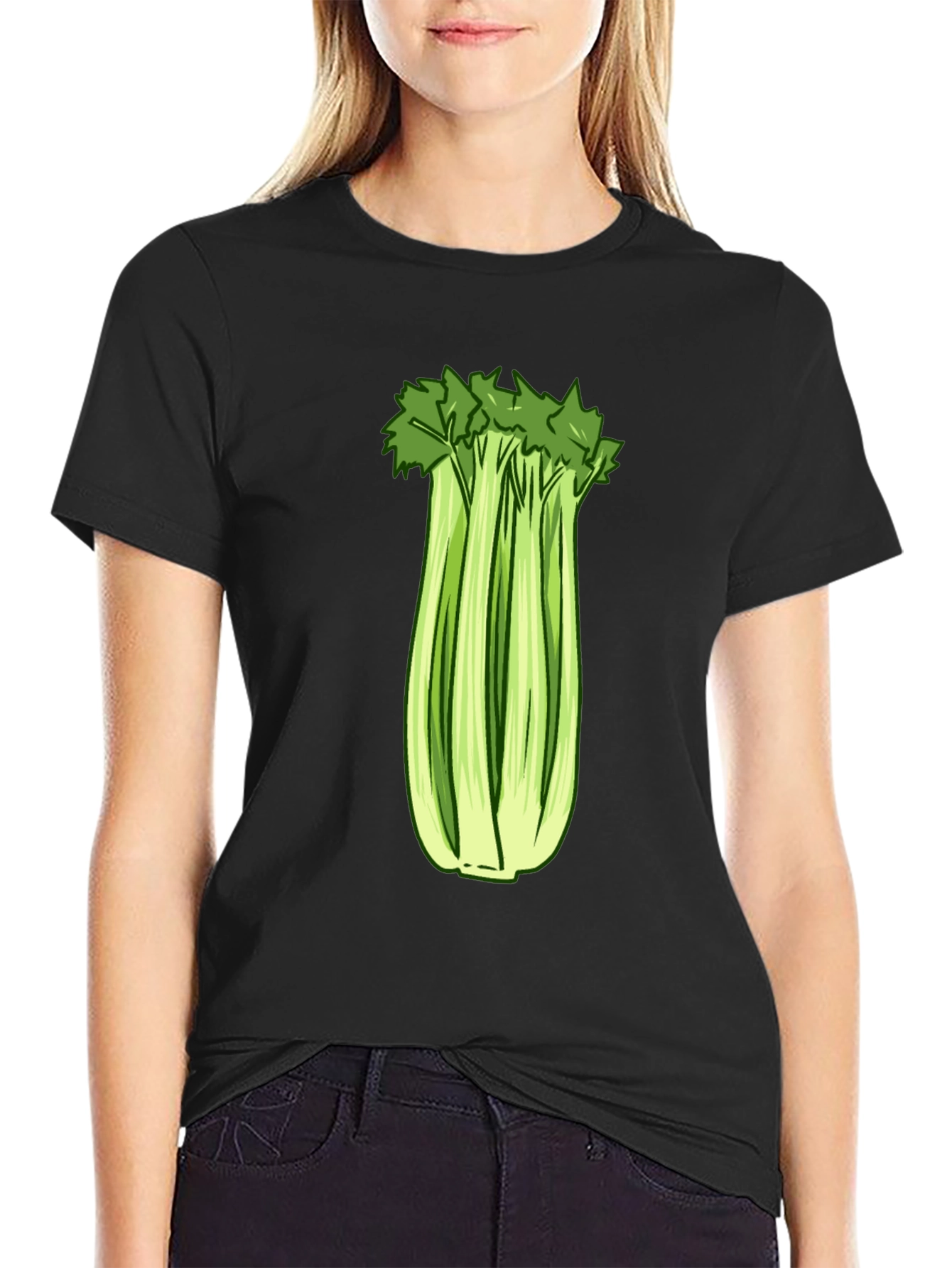 Celery Graphic Tee - Fresh & Fun Design