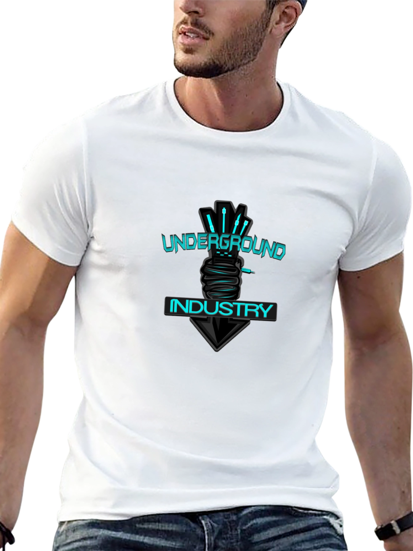 Underground Industry Graphic Tee - Black