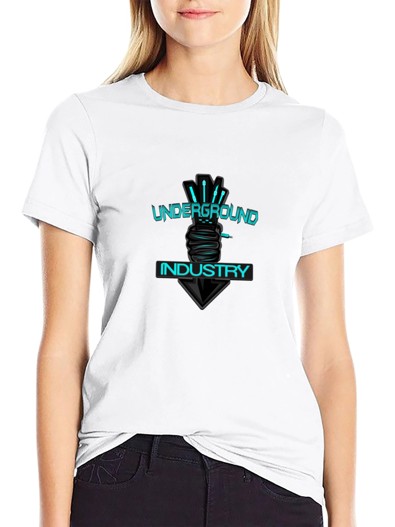 Underground Industry Graphic Tee - Black