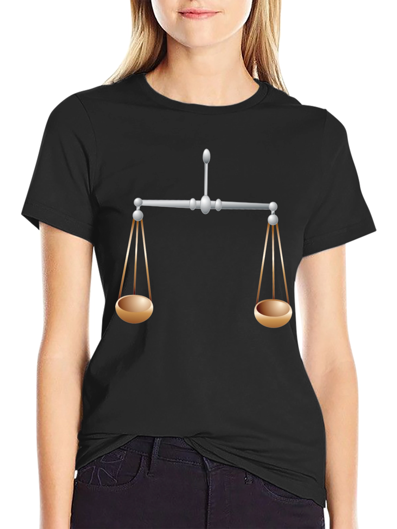 Scales of Justice Graphic Tee - Balance & Fairness