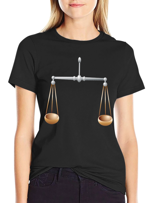 Scales of Justice Graphic Tee - Balance & Fairness
