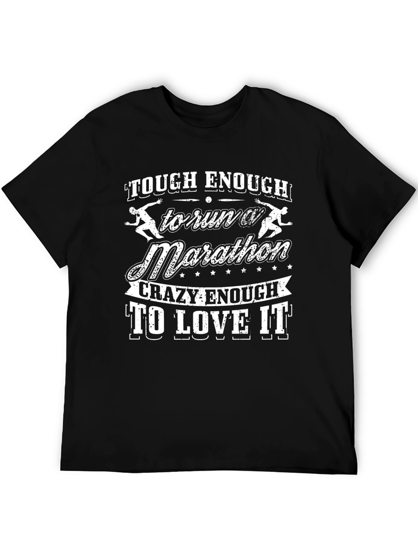 Tough Enough Marathon Runner Graphic Tee