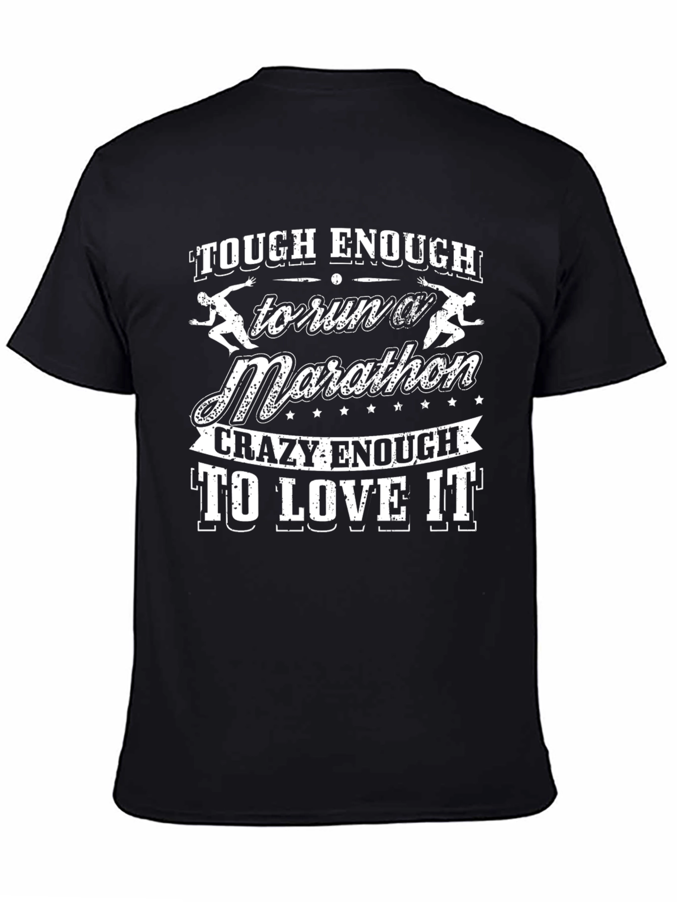 Tough Enough Marathon Runner Graphic Tee