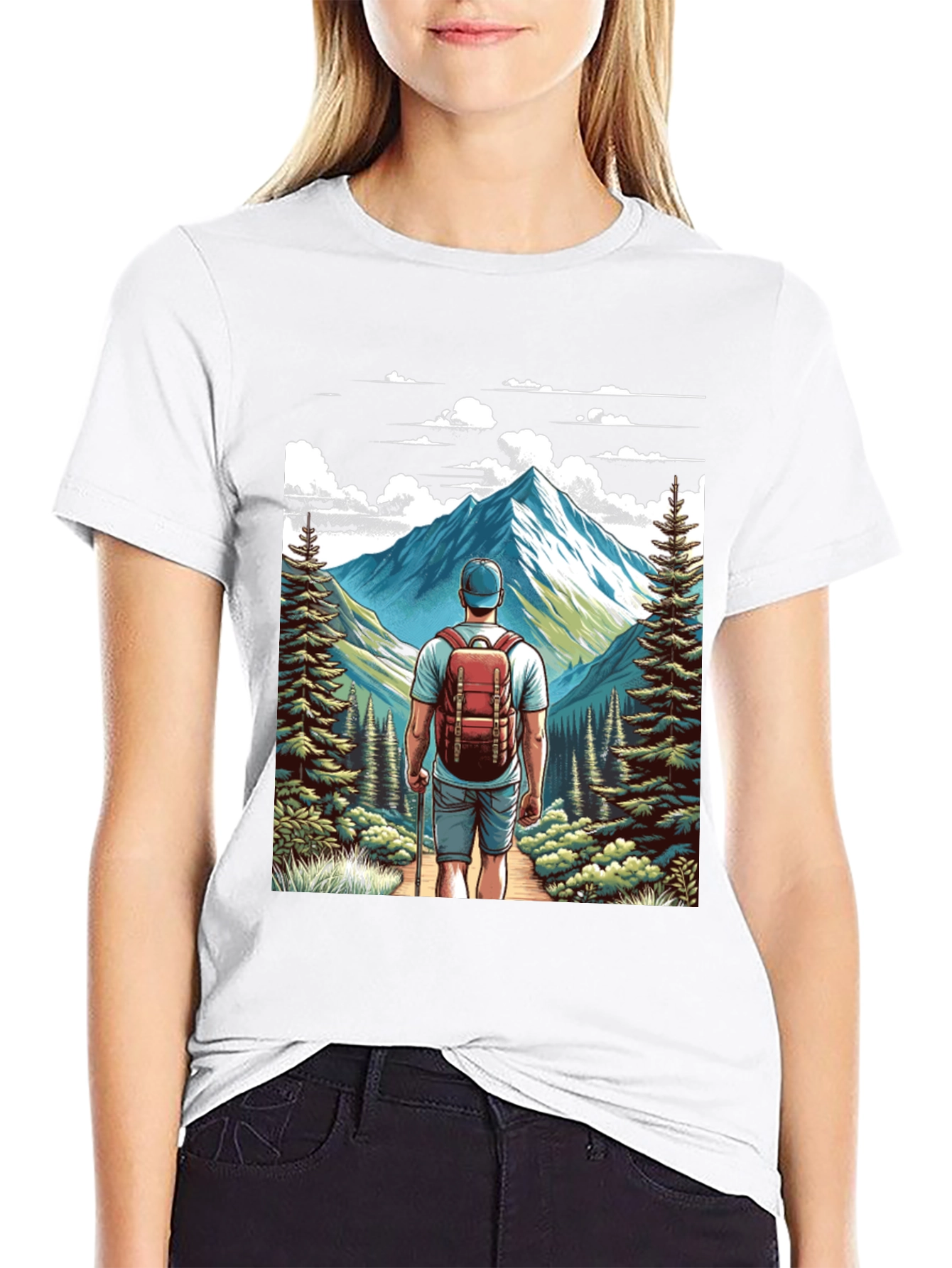 Hiker Graphic Tee - Adventure Awaits!