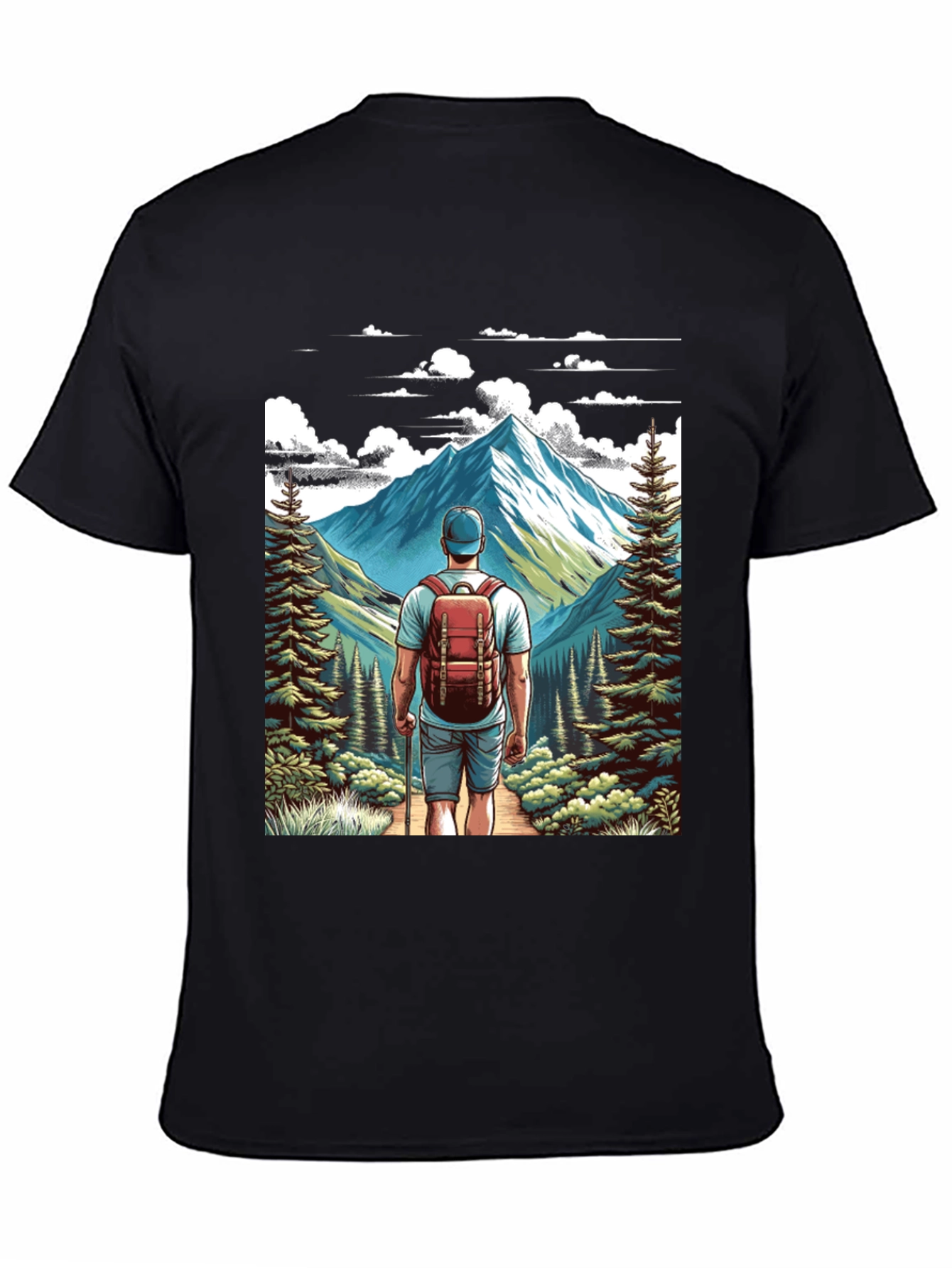Hiker Graphic Tee - Adventure Awaits!