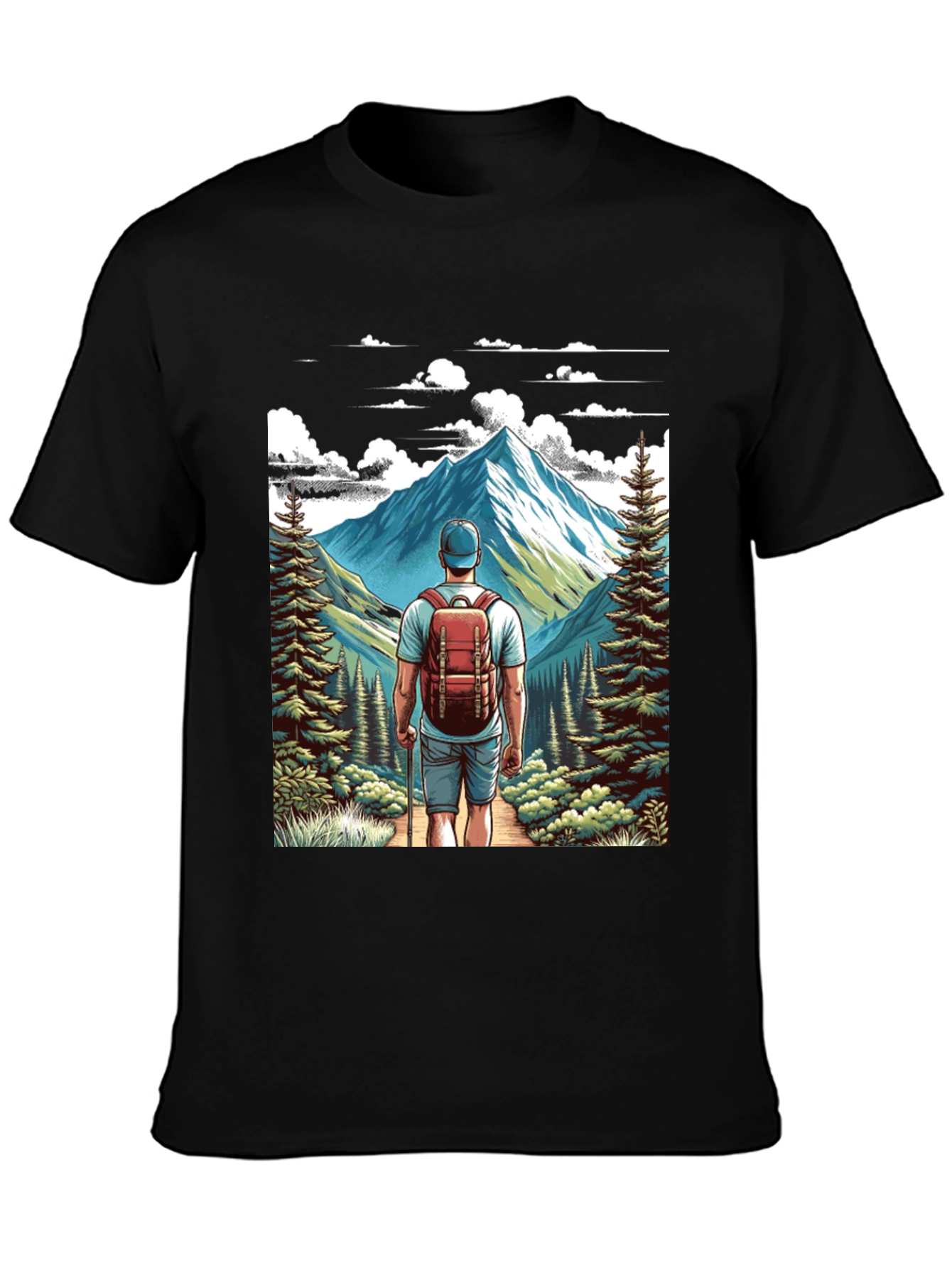 Hiker Graphic Tee - Adventure Awaits!
