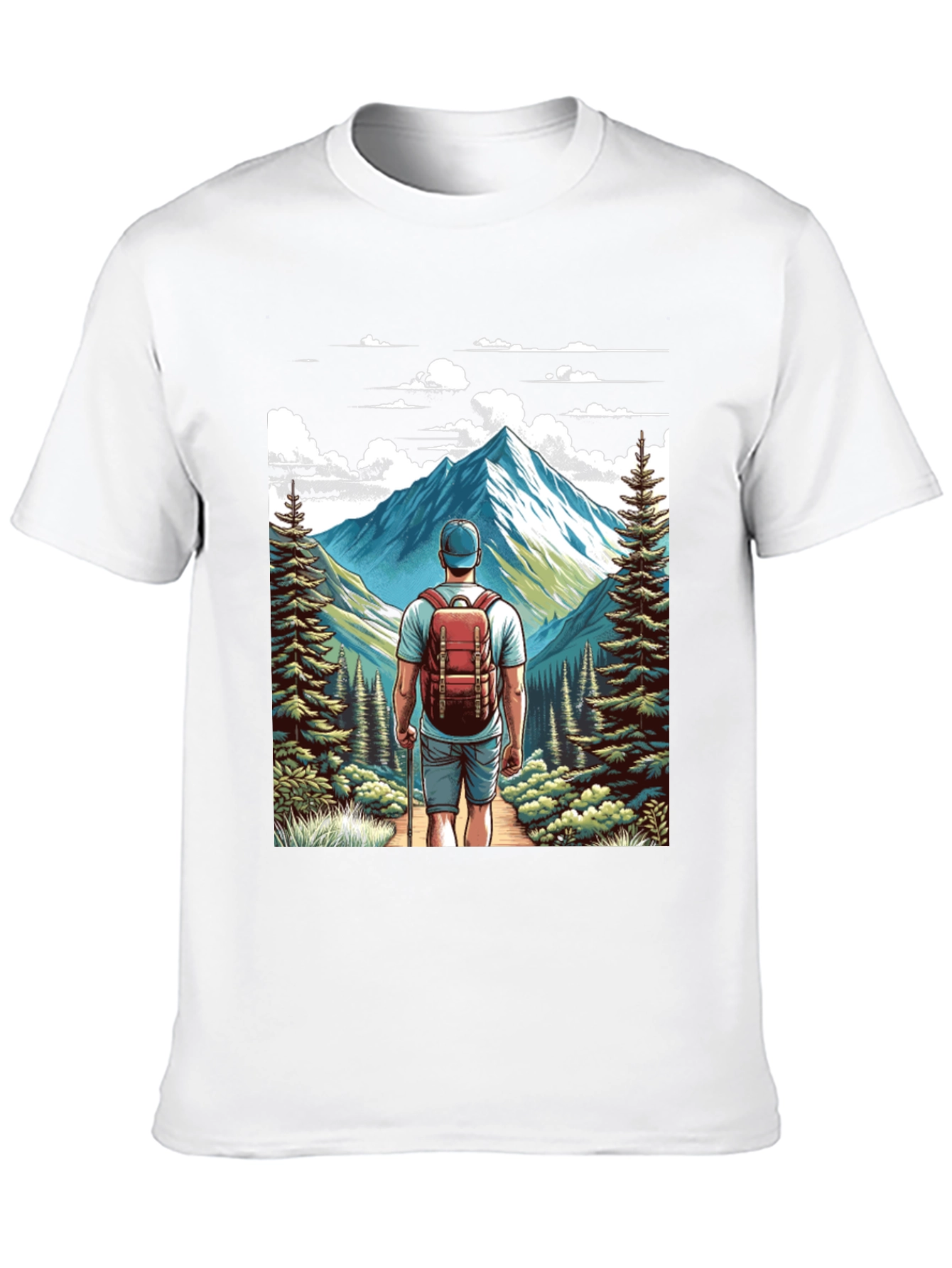 Hiker Graphic Tee - Adventure Awaits!