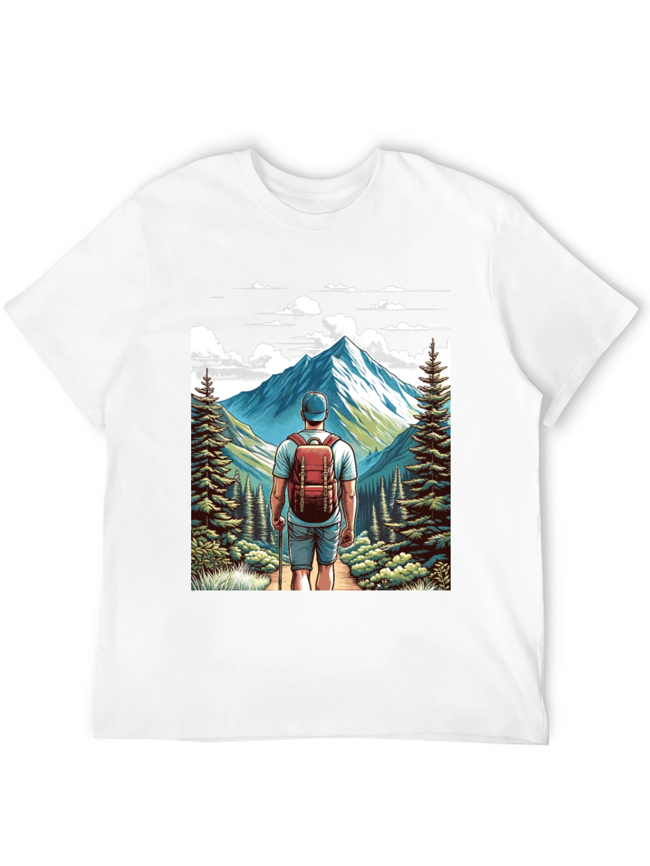 Hiker Graphic Tee - Adventure Awaits!