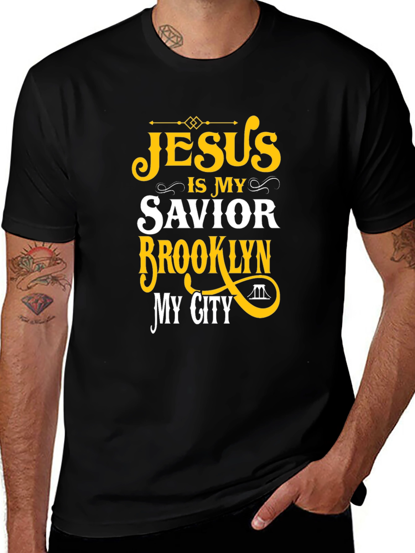 Jesus Is My Savior Brooklyn My City T-Shirt